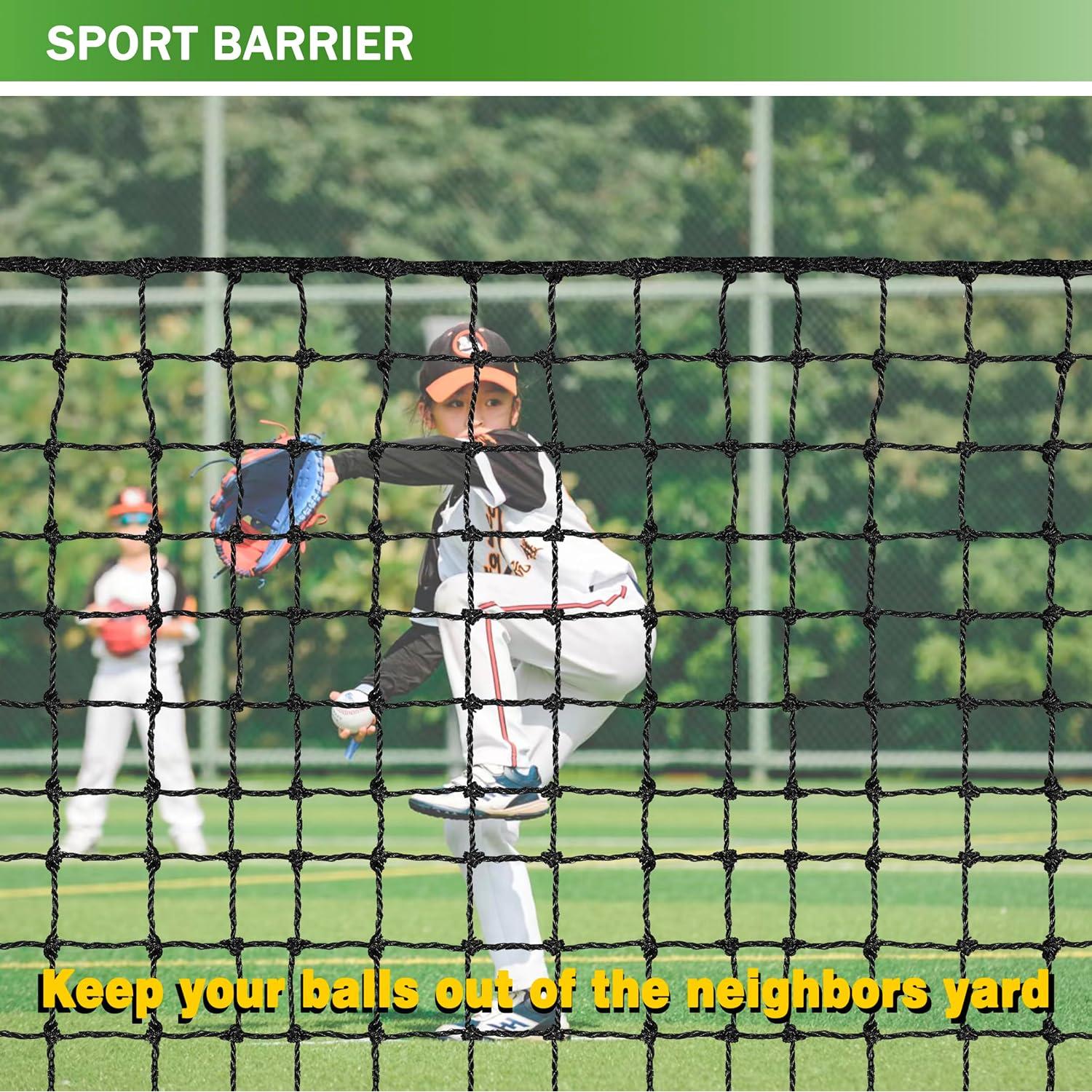 Red de Parada de Béisbol DIOLILI 10x20 pies Alta Resistencia