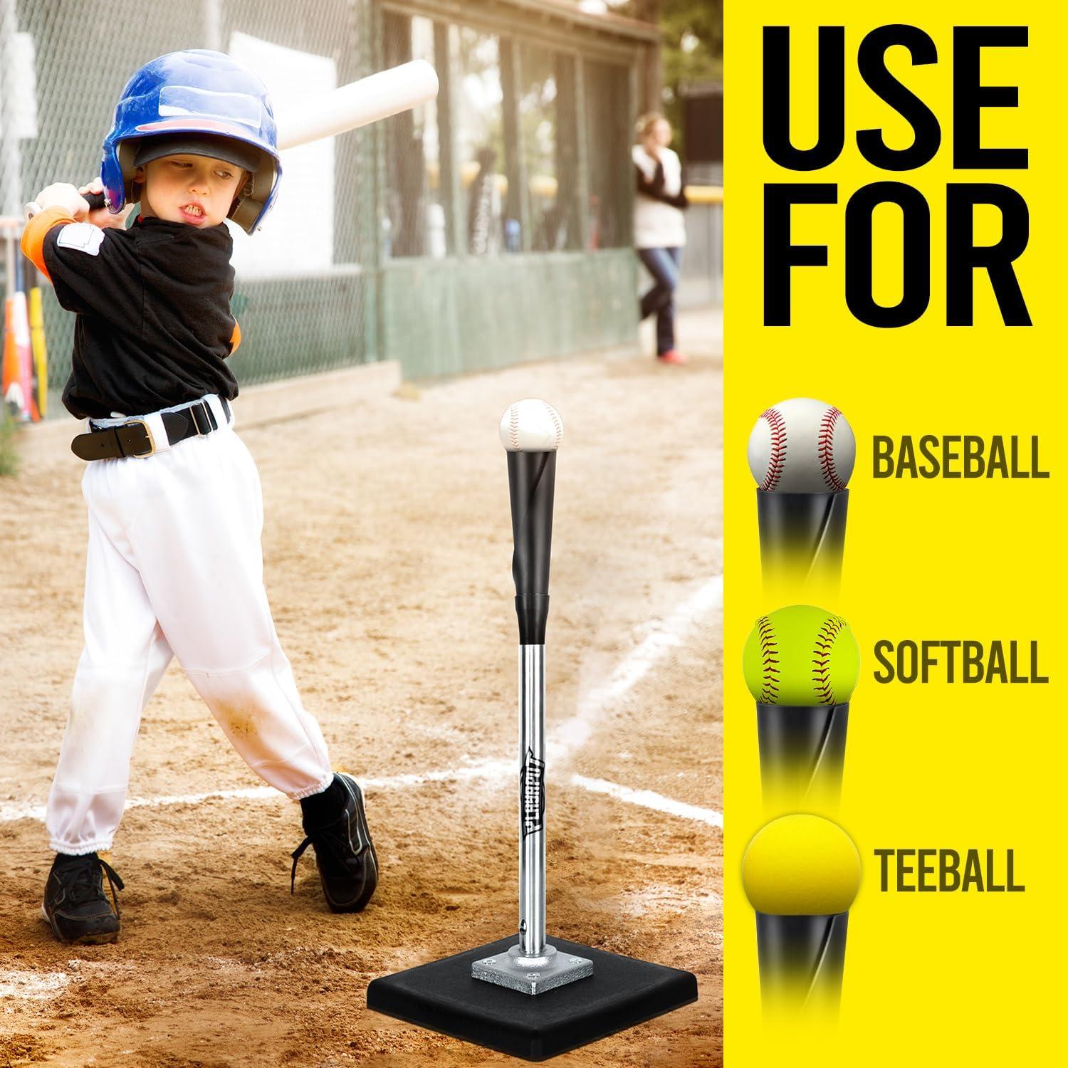 Tee de Bateo Portátil PLAYAPUT Ajustable 63.5-94 cm