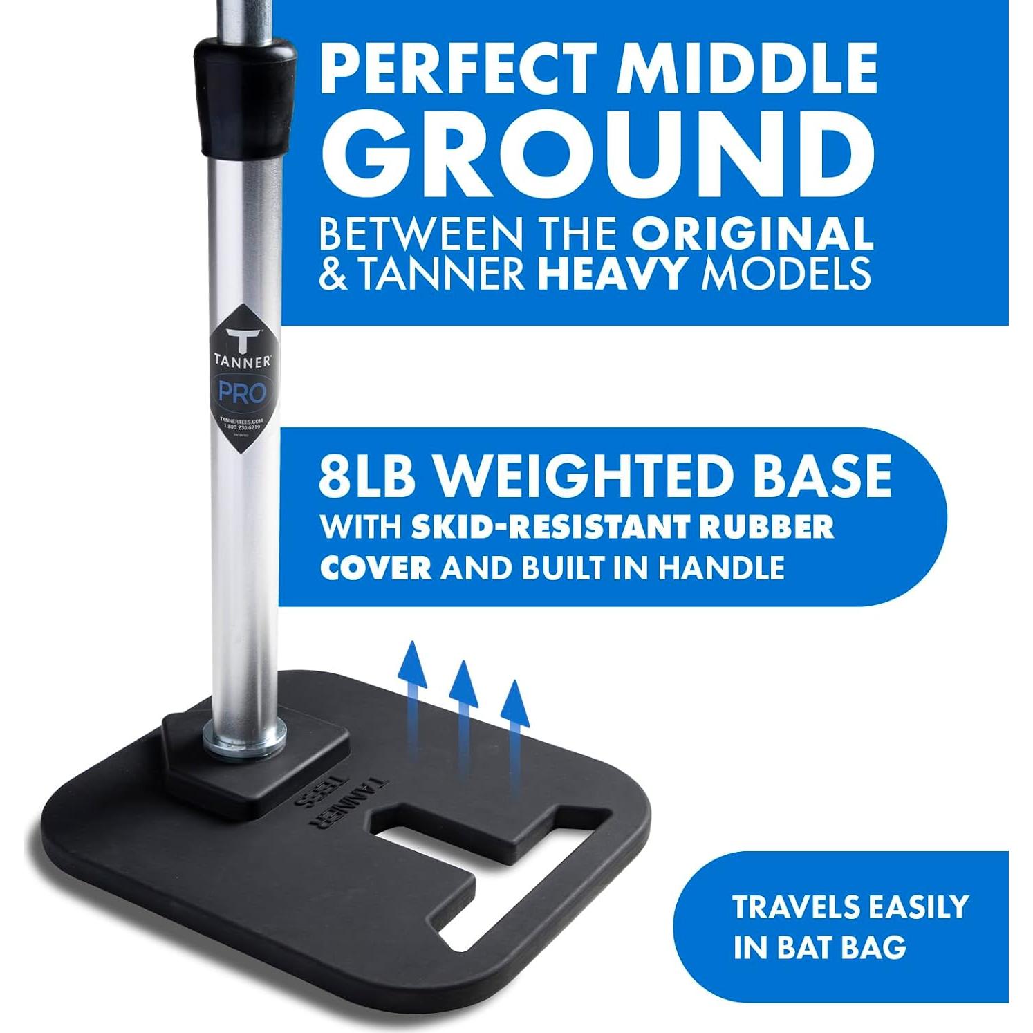 Tee de Bateo Profesional TANNER Pro Ajustable 66-109 cm