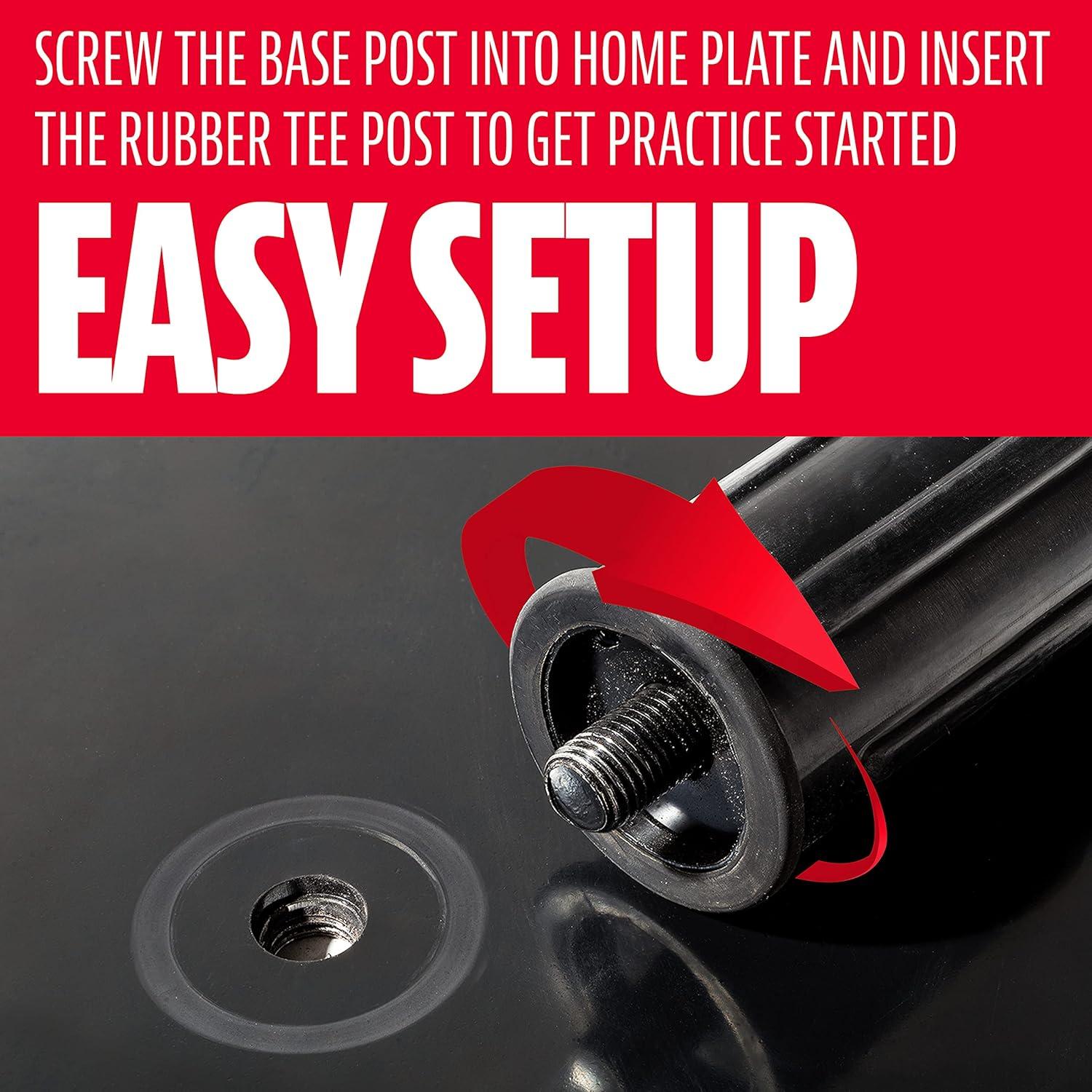 Soporte de Tee de Bateo Franklin Sports Ajustable 50.8-101.6 cm