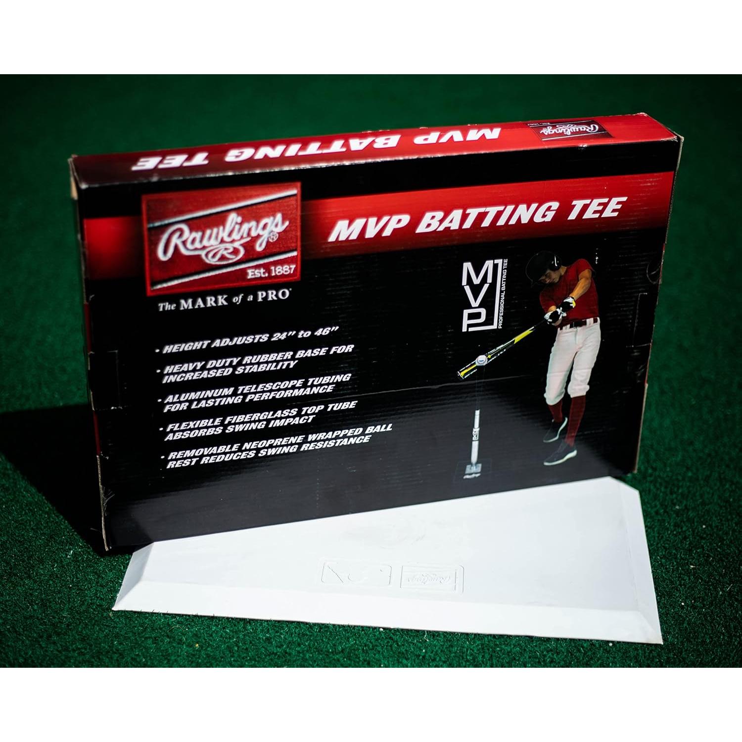 Tee de Bateo Ajustable Rawlings MVP | Caucho Alta Resistencia 61-117 cm