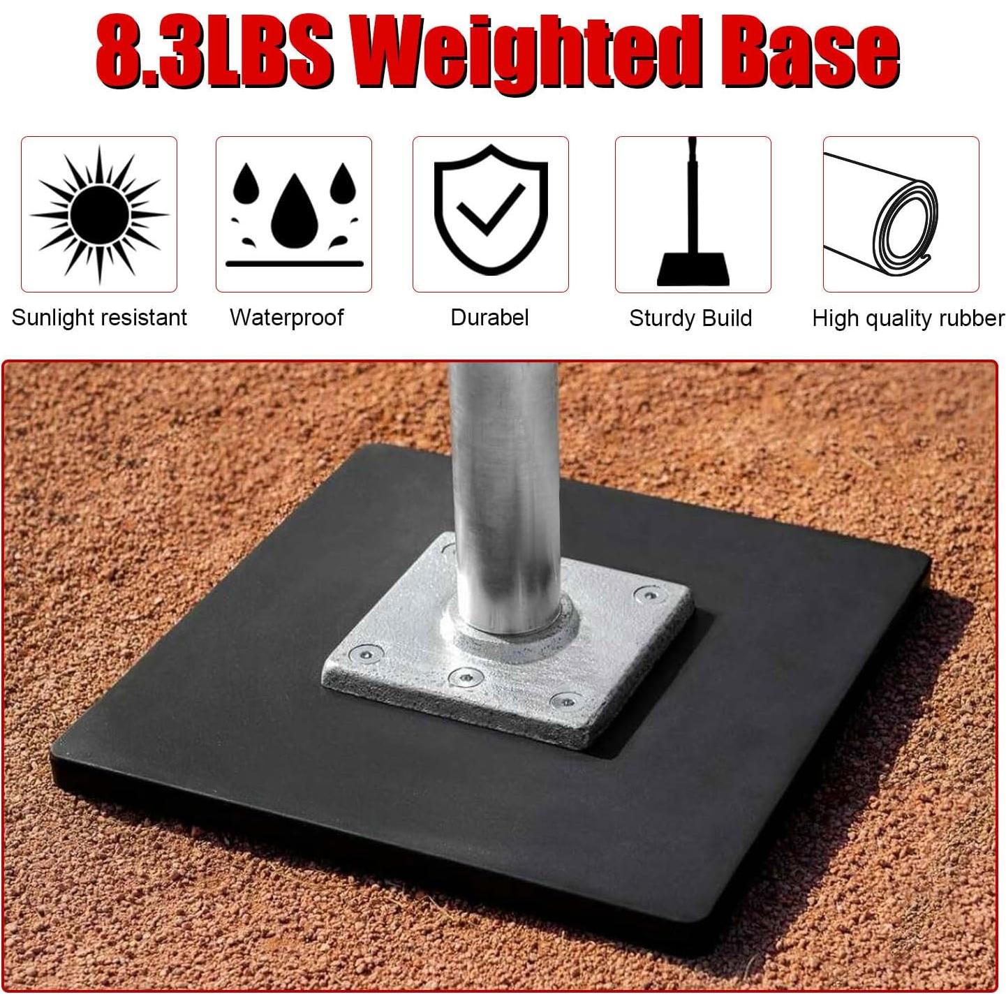 Tee de Bateo Profesional Zdgao - Ajuste 61-117 cm, Base Pesada