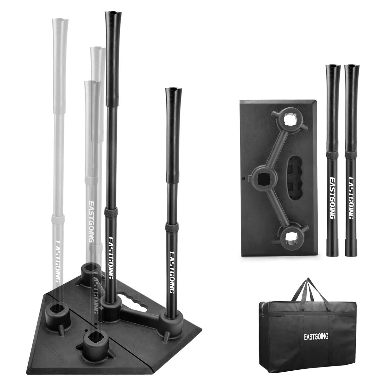 Tee de Bateo Portátil Eastgoing Ajustable 5 Posiciones Béisbol