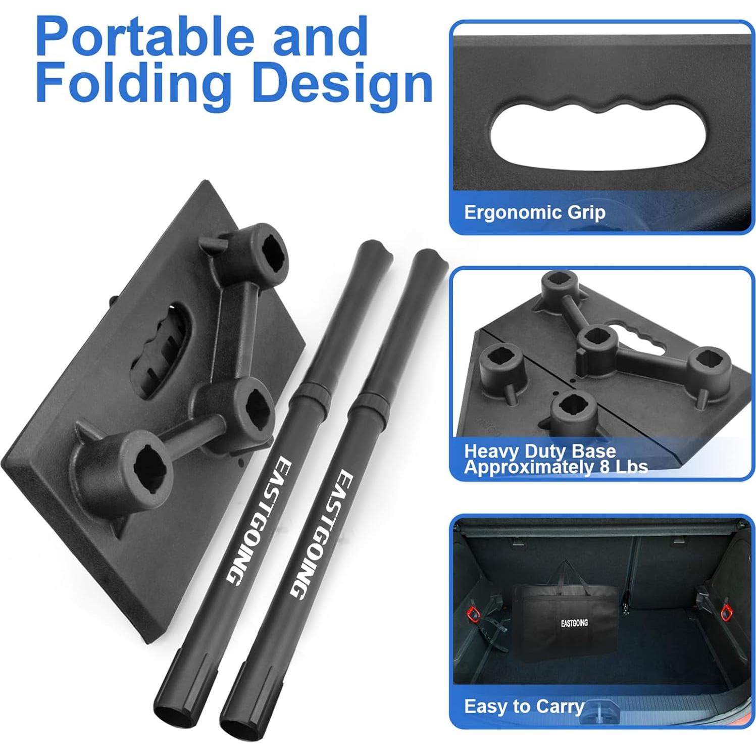 Tee de Bateo Portátil Eastgoing Ajustable 5 Posiciones Béisbol