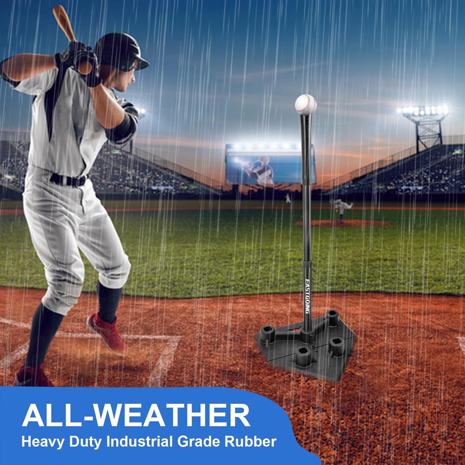 Tee de Bateo Portátil Eastgoing Ajustable 5 Posiciones Béisbol
