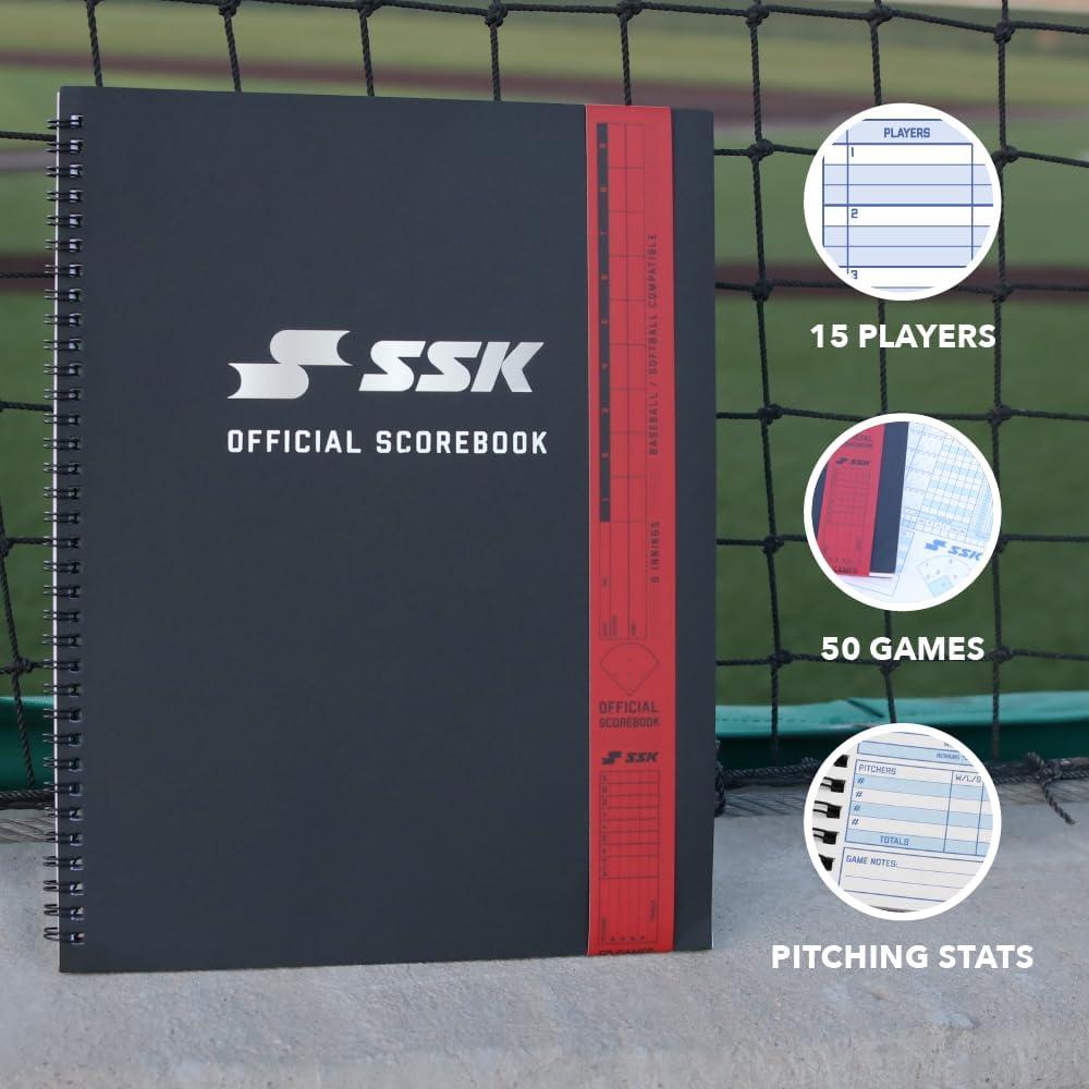 Libro Oficial de Puntuación SSK 50 Juegos Béisbol + Softbol