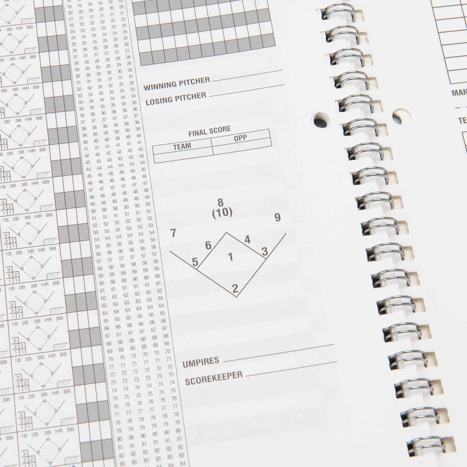 Libro de Puntuación de Béisbol CHAMPRO 52 Páginas