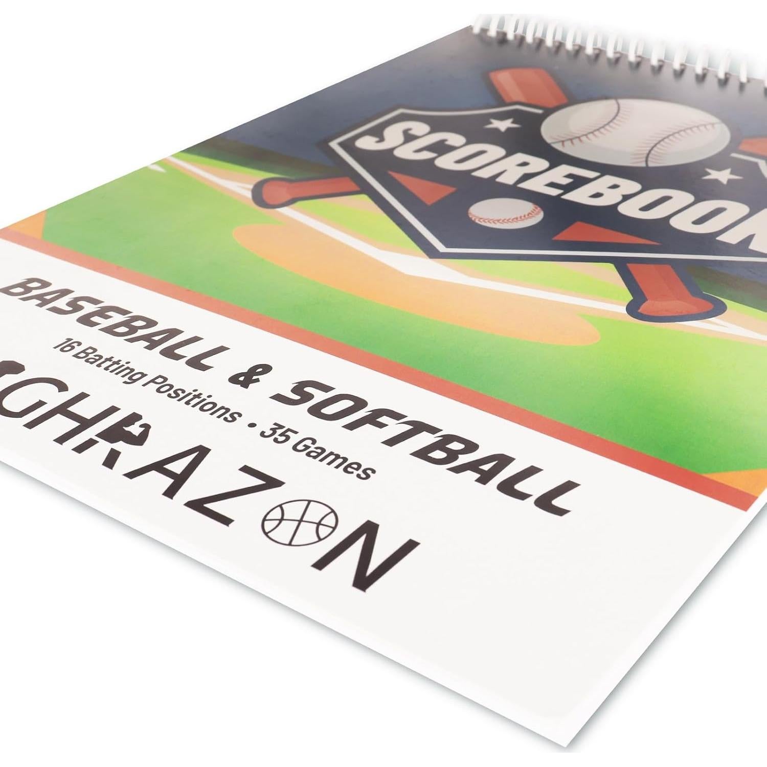 Libro de Puntuación de Béisbol y Softbol HIGHRAZON 35 Juegos