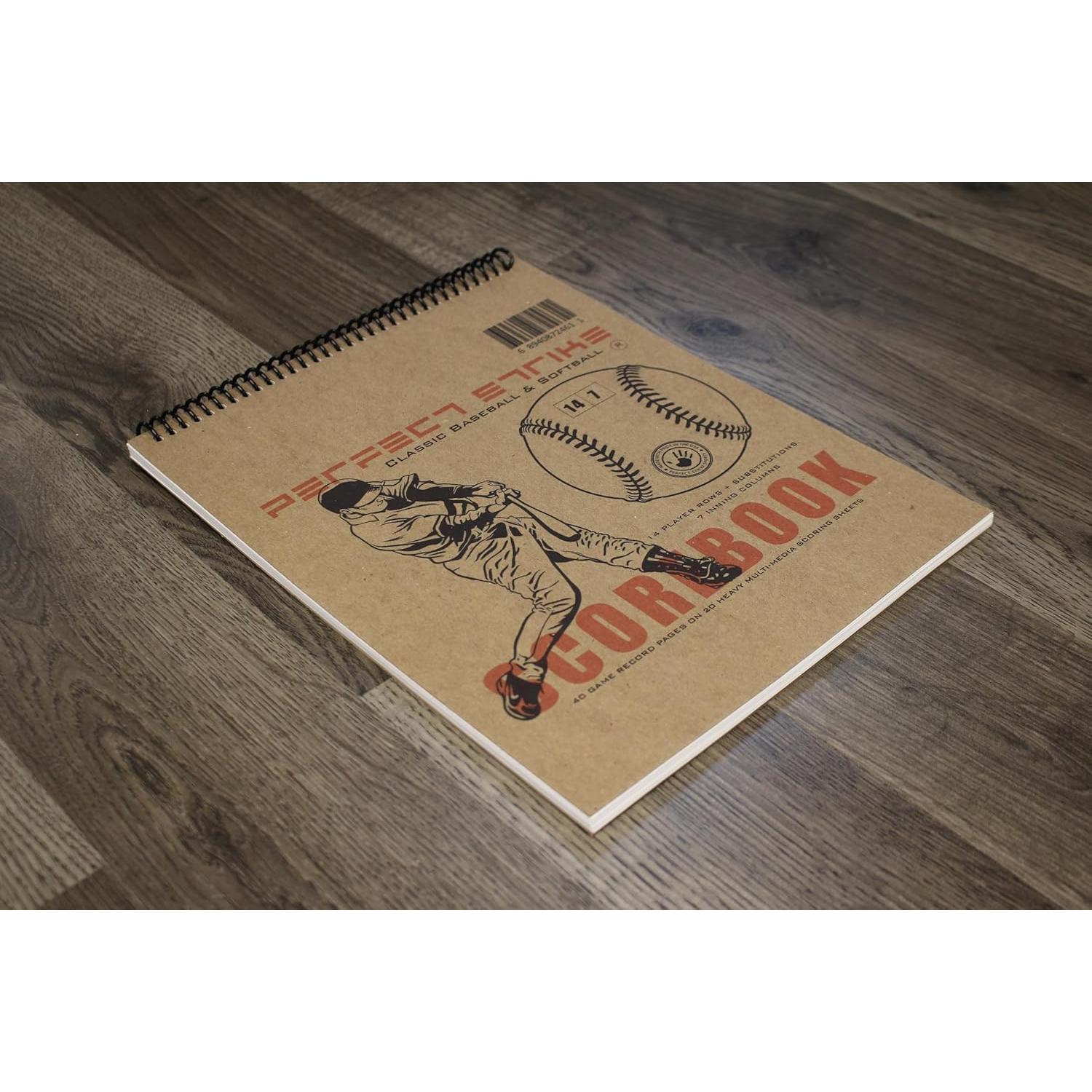 Libro de Puntuación de Béisbol Perfect Strike 40 Páginas