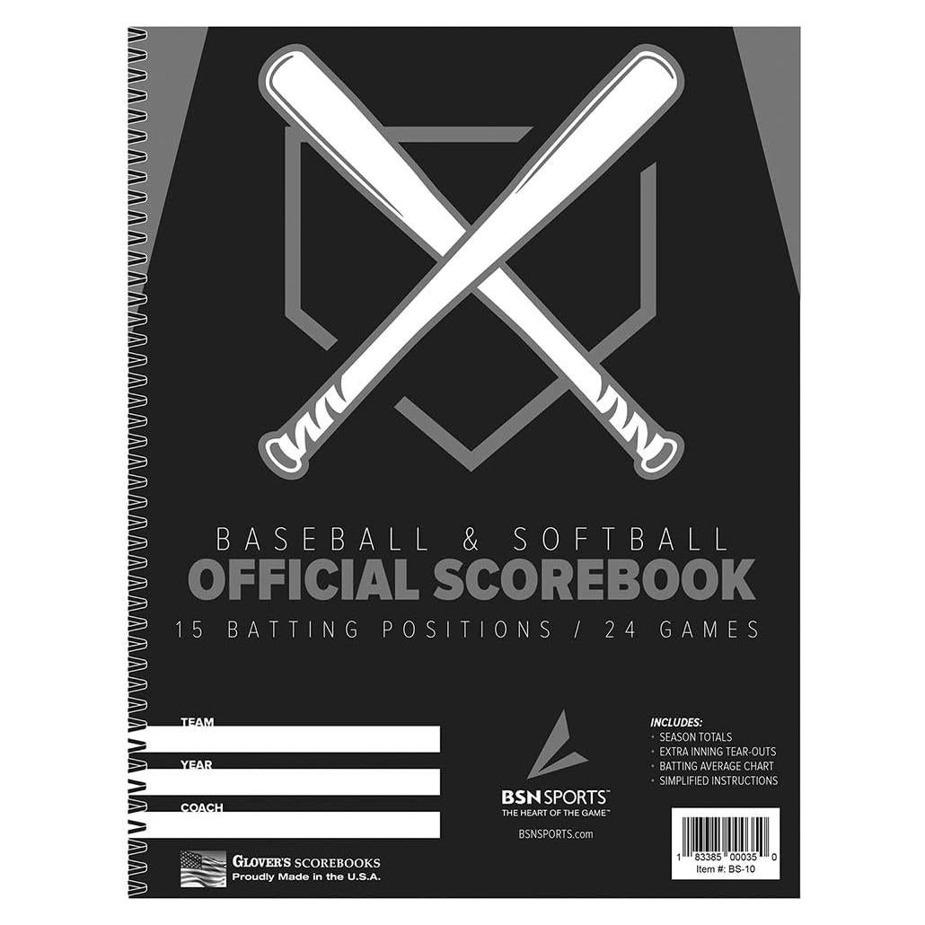 Libro de Puntuación de Béisbol/Sóftbol BSN - 26 Juegos