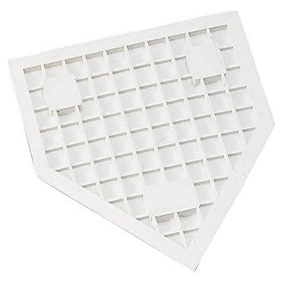 Placa de Casa de Goma Champion Sports 40.6x43.2x2.5cm Blanca