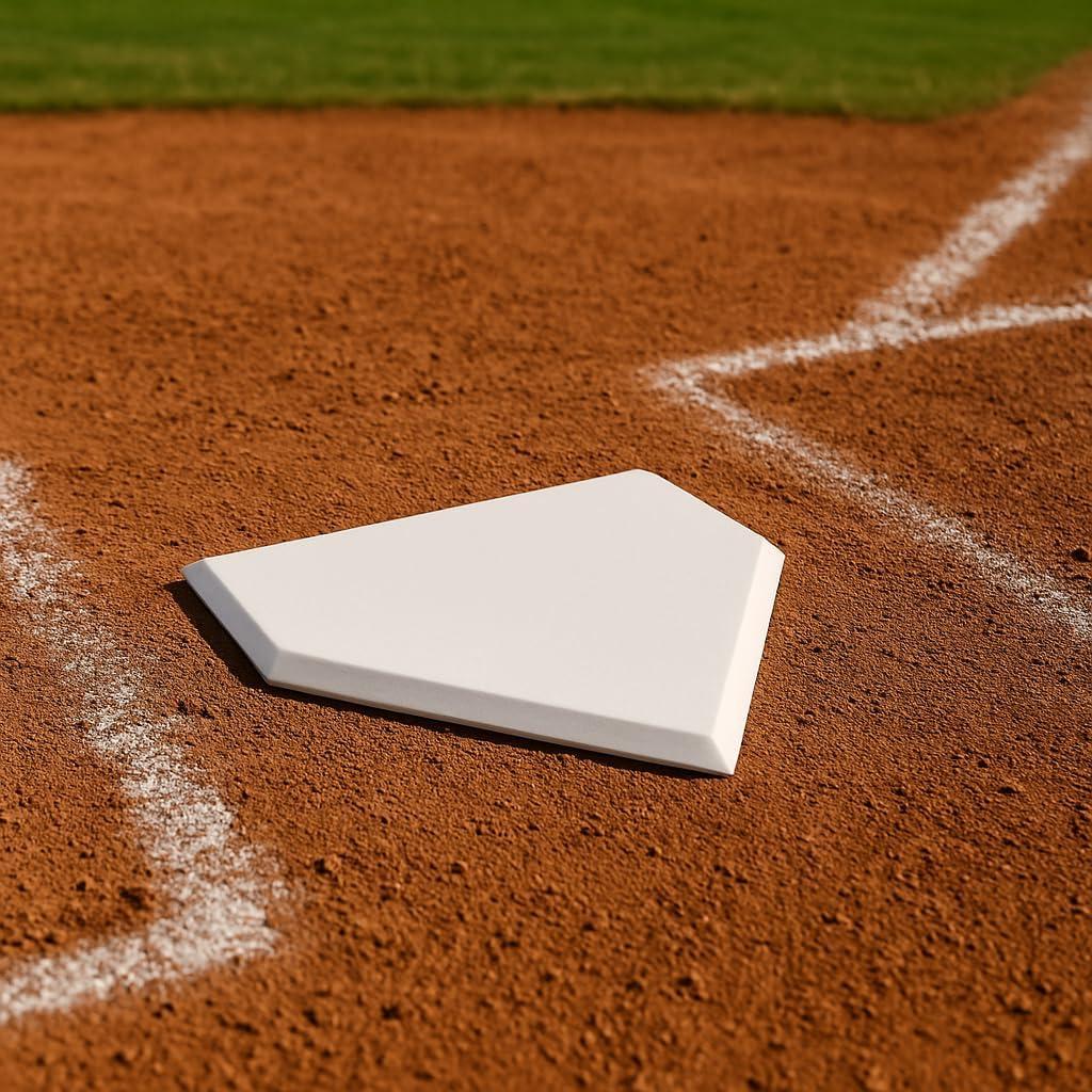 Placa de Inicio E-Z Markwort para Softball 39.37 cm Blanca