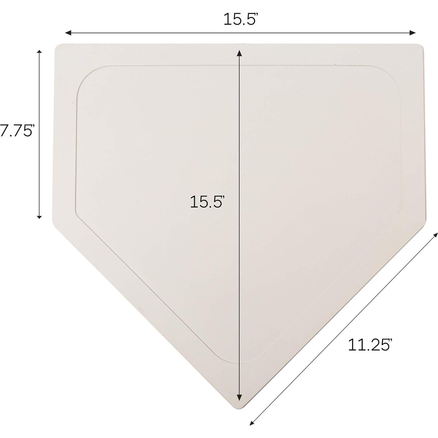 Bases de béisbol desechables Crown Sporting Goods - Goma ligera