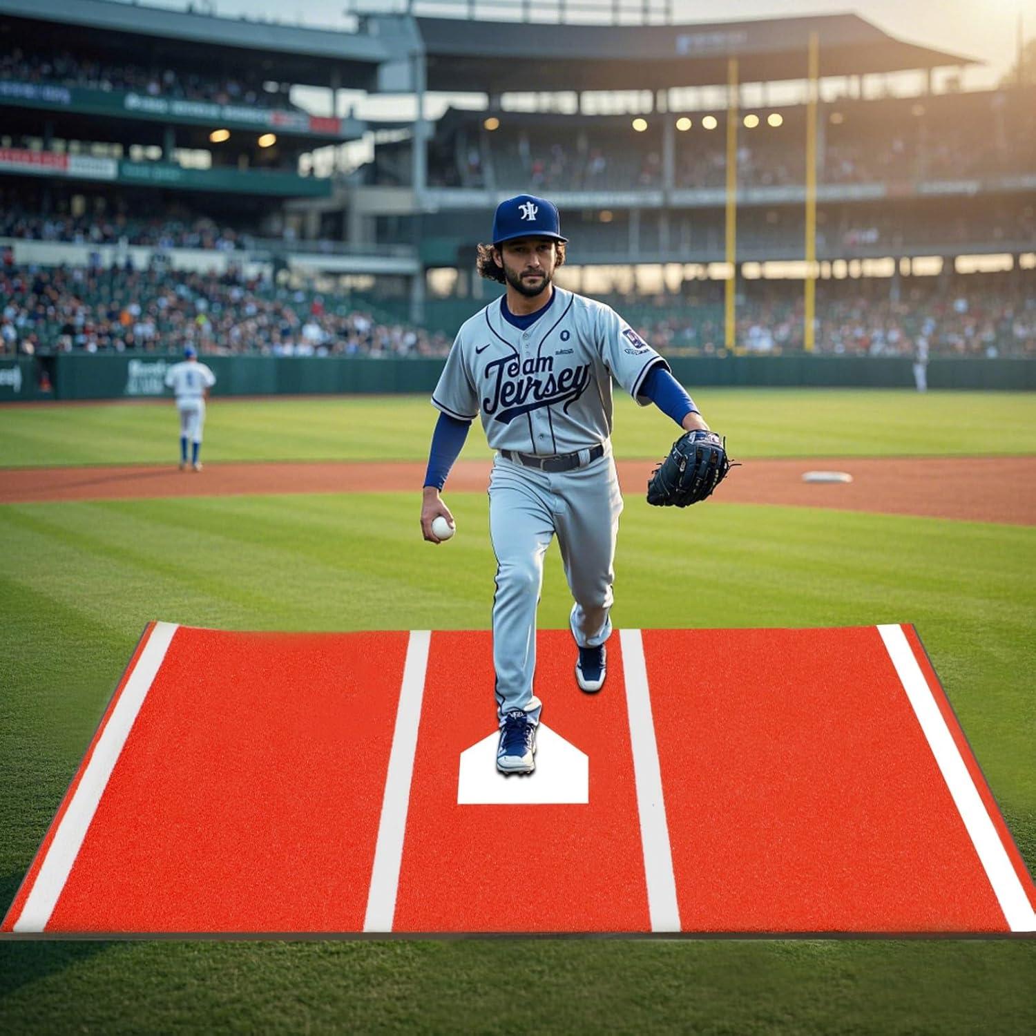 Alfombra de Bateo Qryovsa 3m x 1.5m Impermeable para Entrenamiento