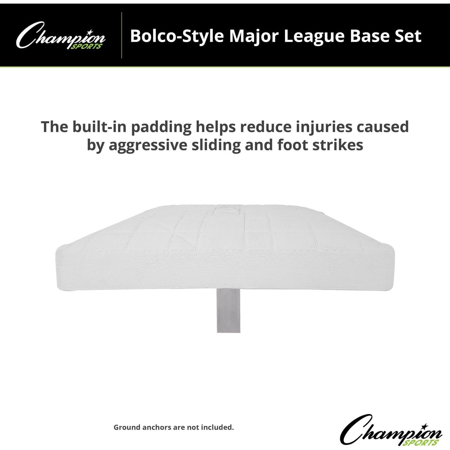 Conjunto de 3 Bases de Béisbol Champion Sports 38.1 cm