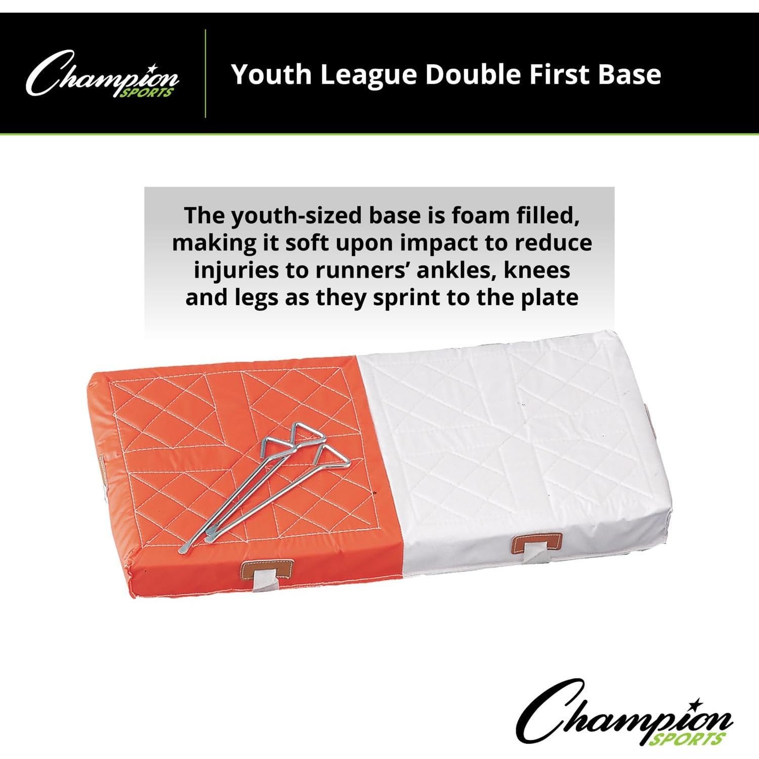 Base de Primera Doble Liga Juvenil Champion Sports 71cm x 36cm