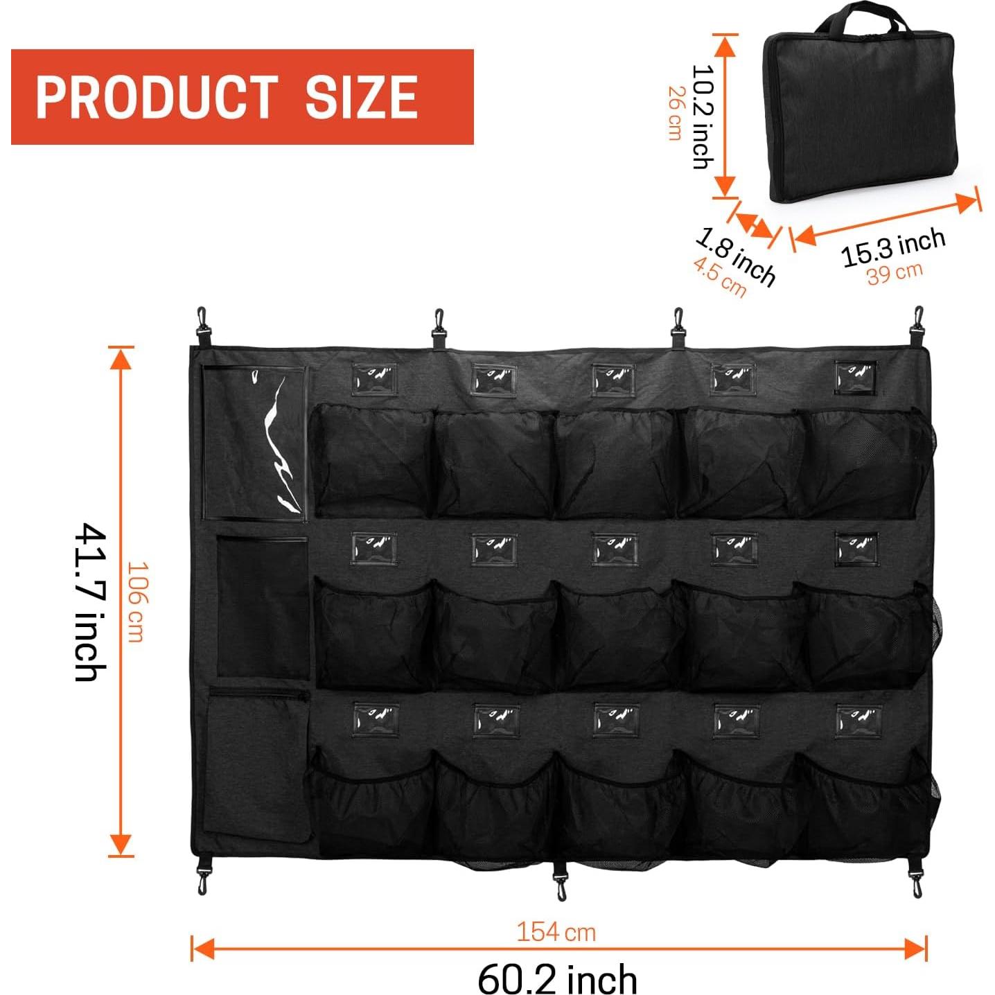 Bolsa de Casco Colgante VISEMAN para 15 Cascos de Béisbol