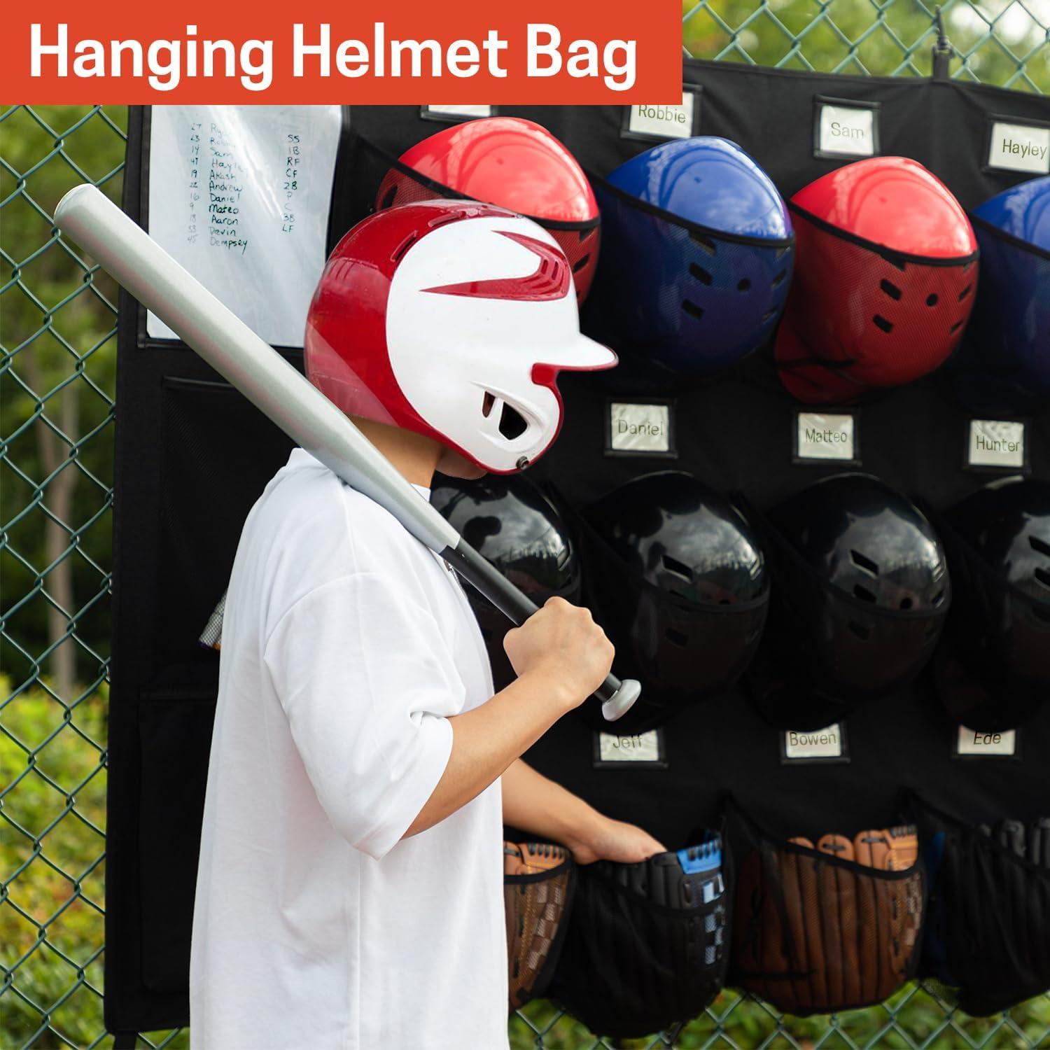 Bolsa de Casco Colgante VISEMAN para 15 Cascos de Béisbol