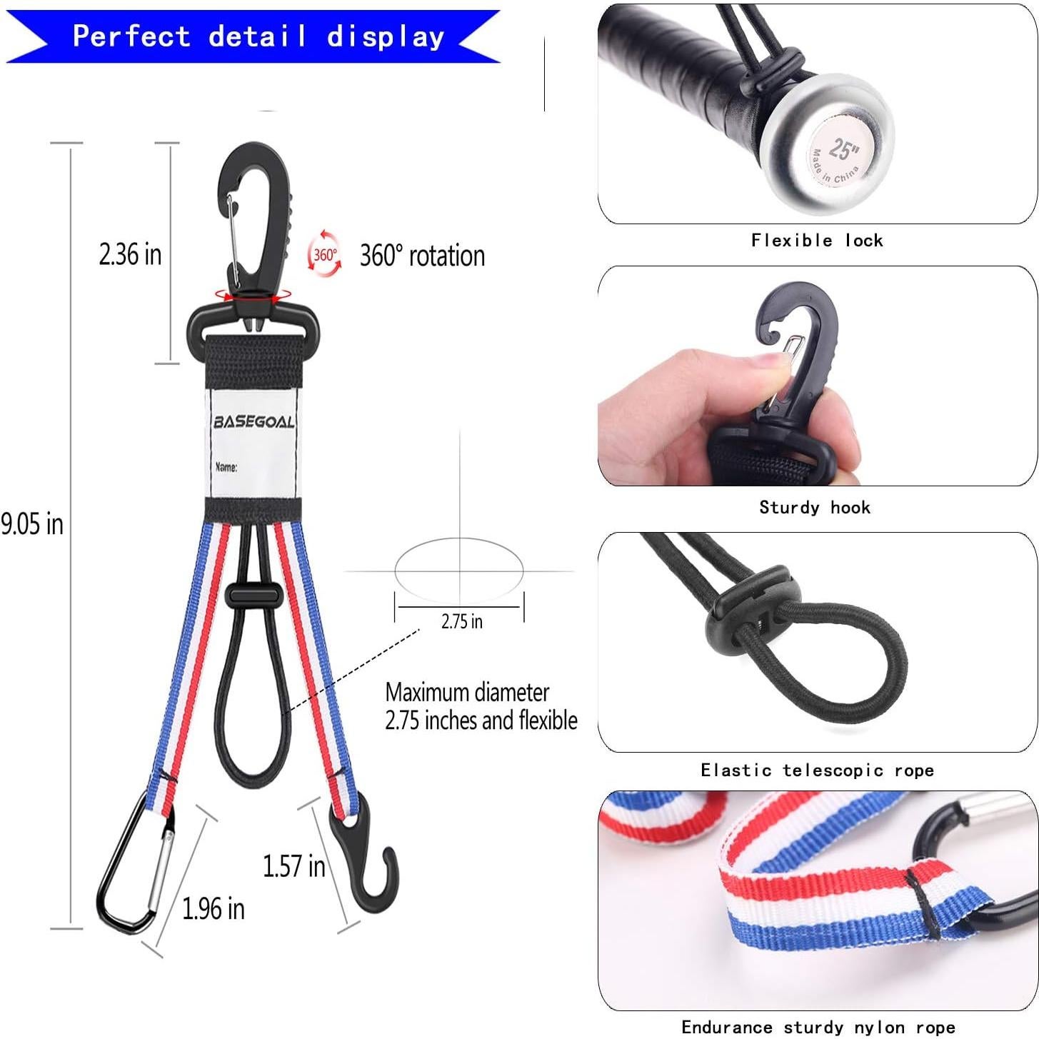 Colgador de Equipo de Béisbol Softbol BaseGoal con Nombre Personalizado