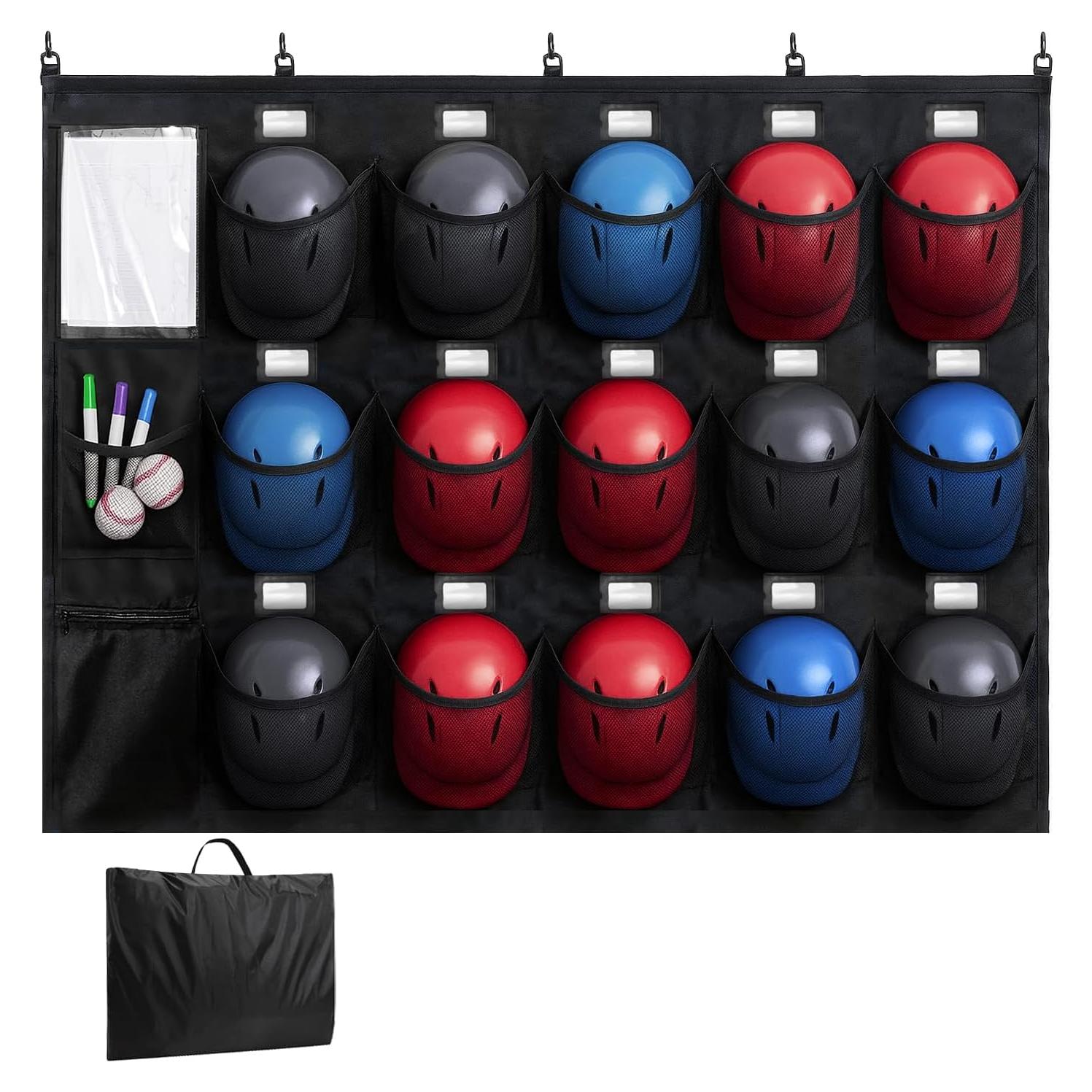 Organizador de Dugout de Béisbol MJFSGYO para 15 Jugadores