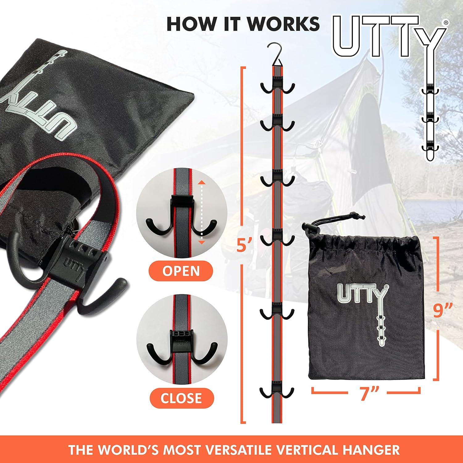 Soporte Colgante UTTY para Secar Equipos de Hockey - 6 Ganchos Ajustables