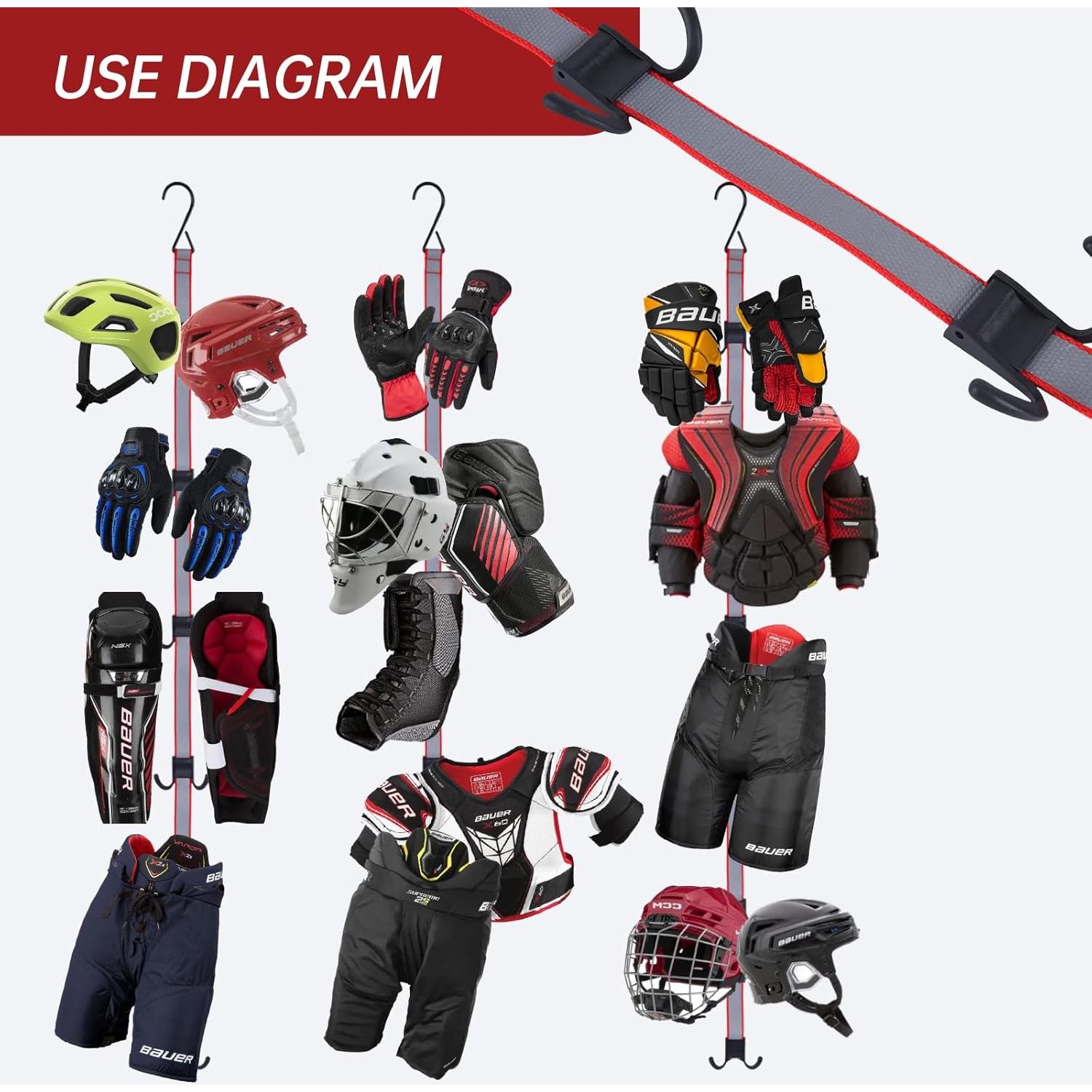 Soporte de Secado de Equipamiento de Hockey ChengFu 157 cm