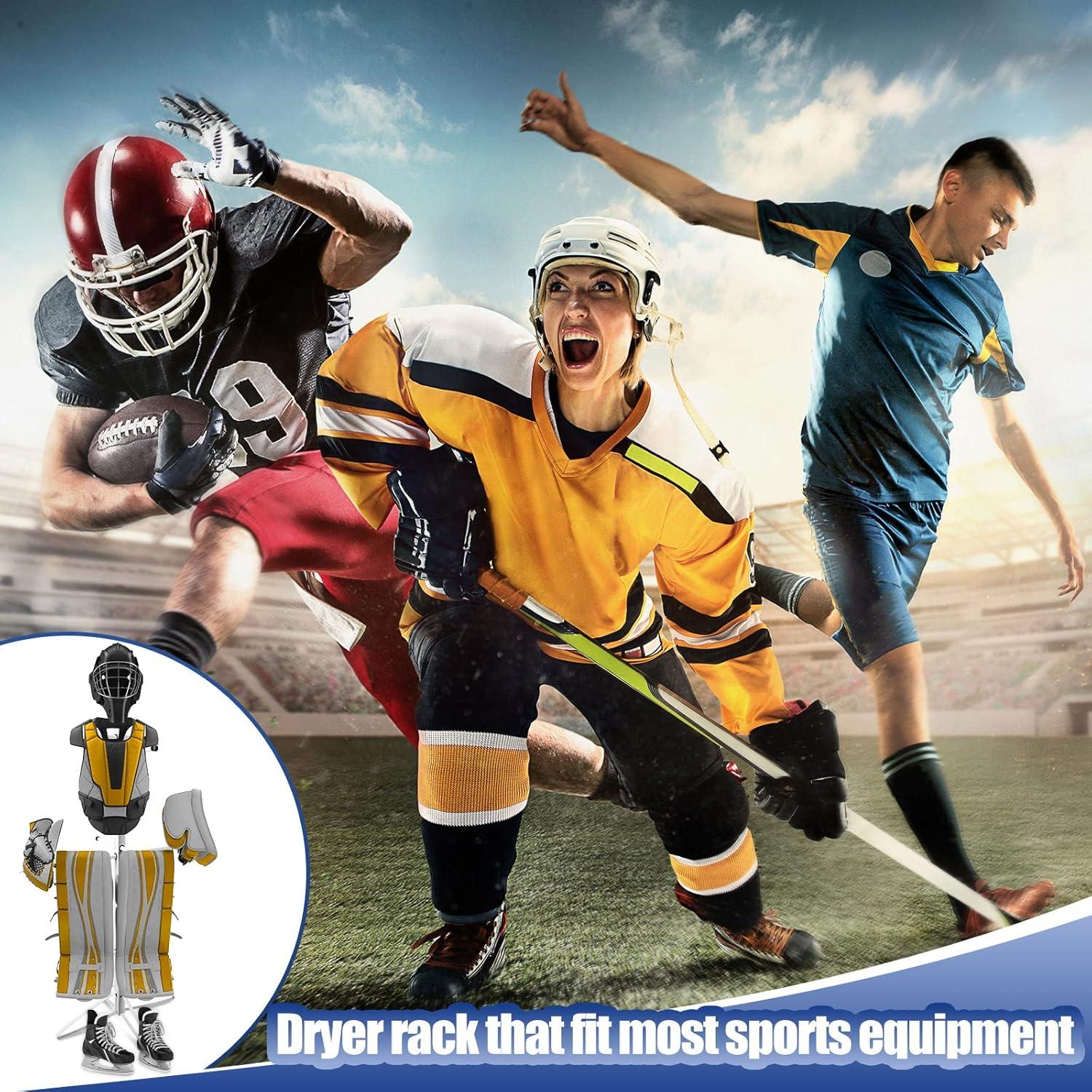 Soporte para Secar Equipos de Hockey Metal Dunzy 139.7 x 53.3 cm