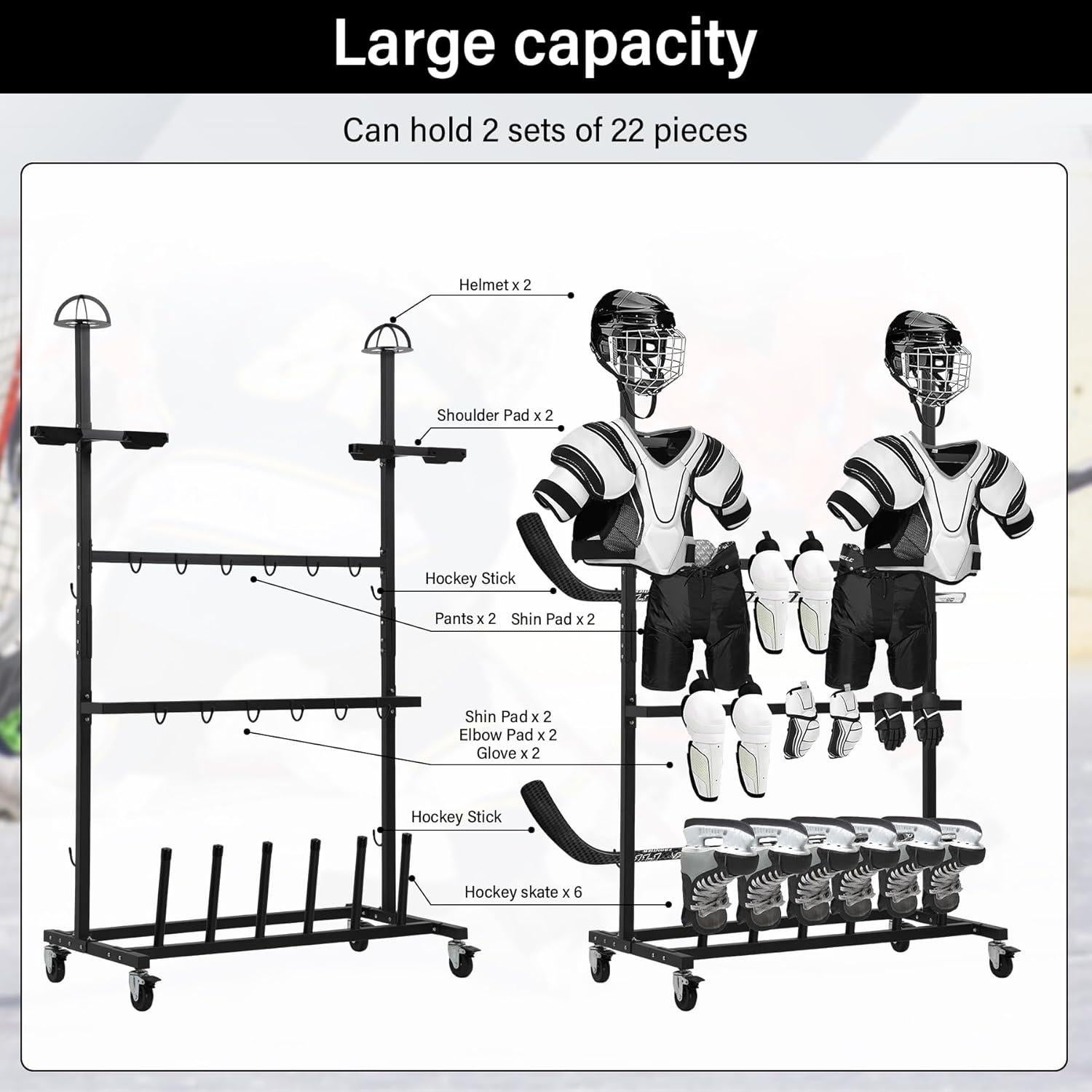 Soporte para Secado de Equipos de Hockey Neoaider 100 kg