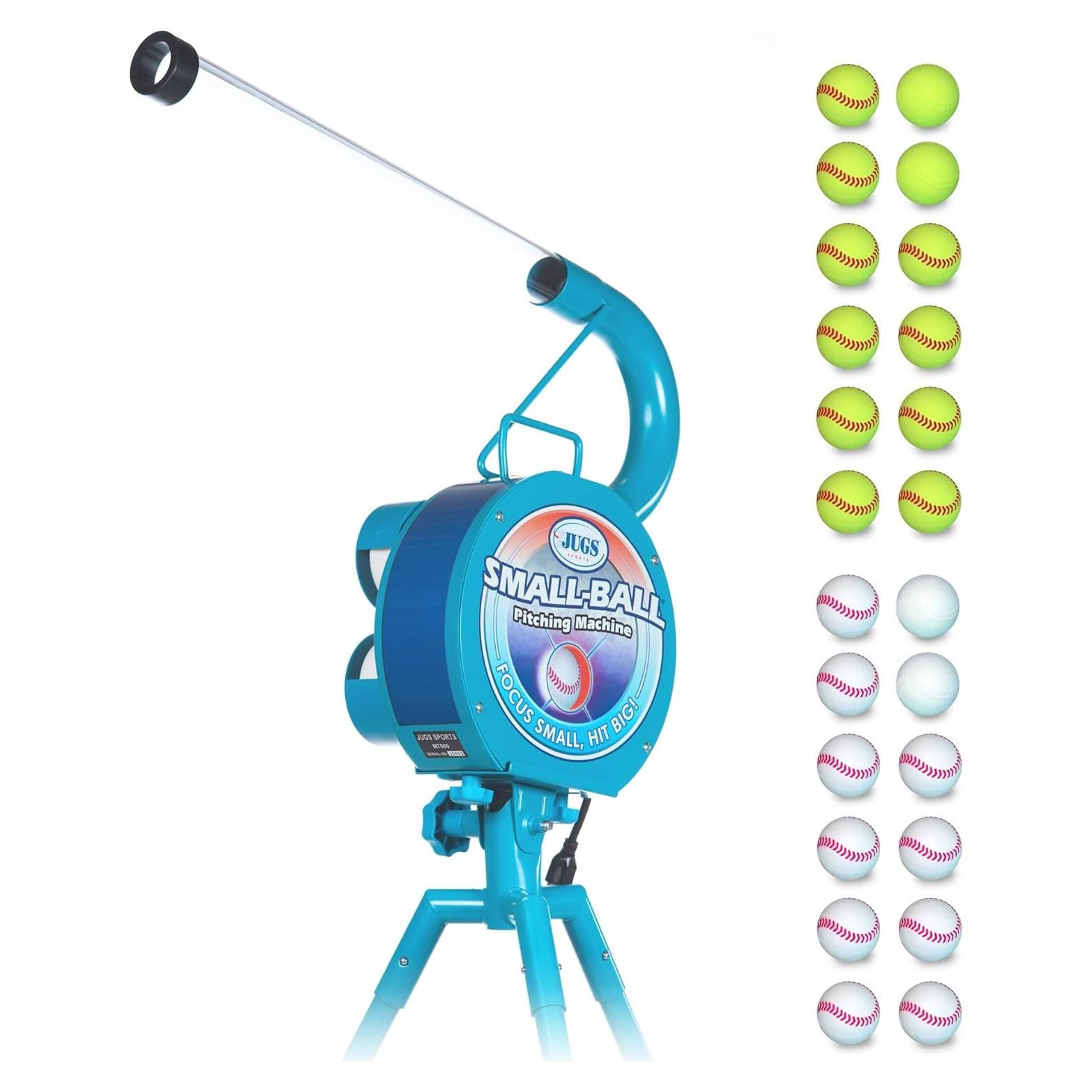 Máquina de Lanzamiento Jugs Small-Ball con 24 Pelotas