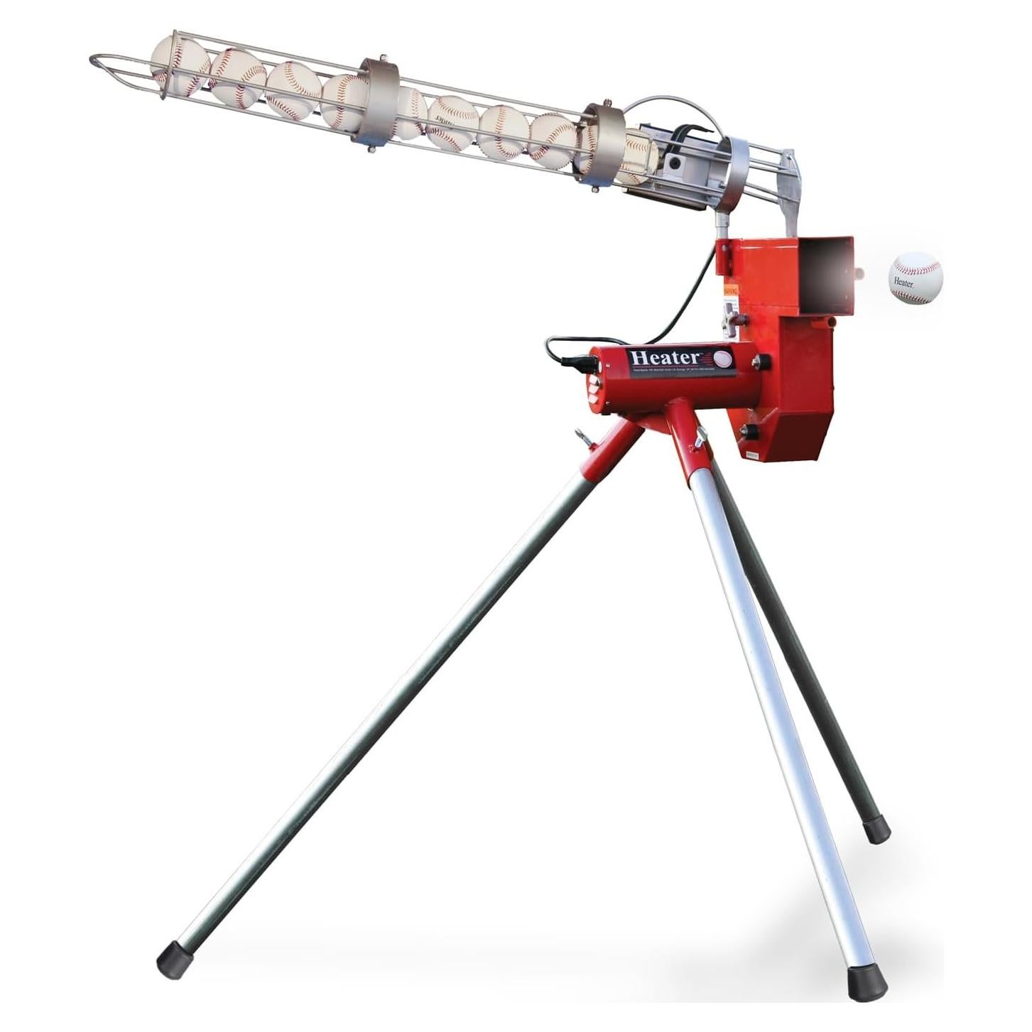 Máquina de Lanzamiento de Béisbol Heater HTR6000BB con Alimentador
