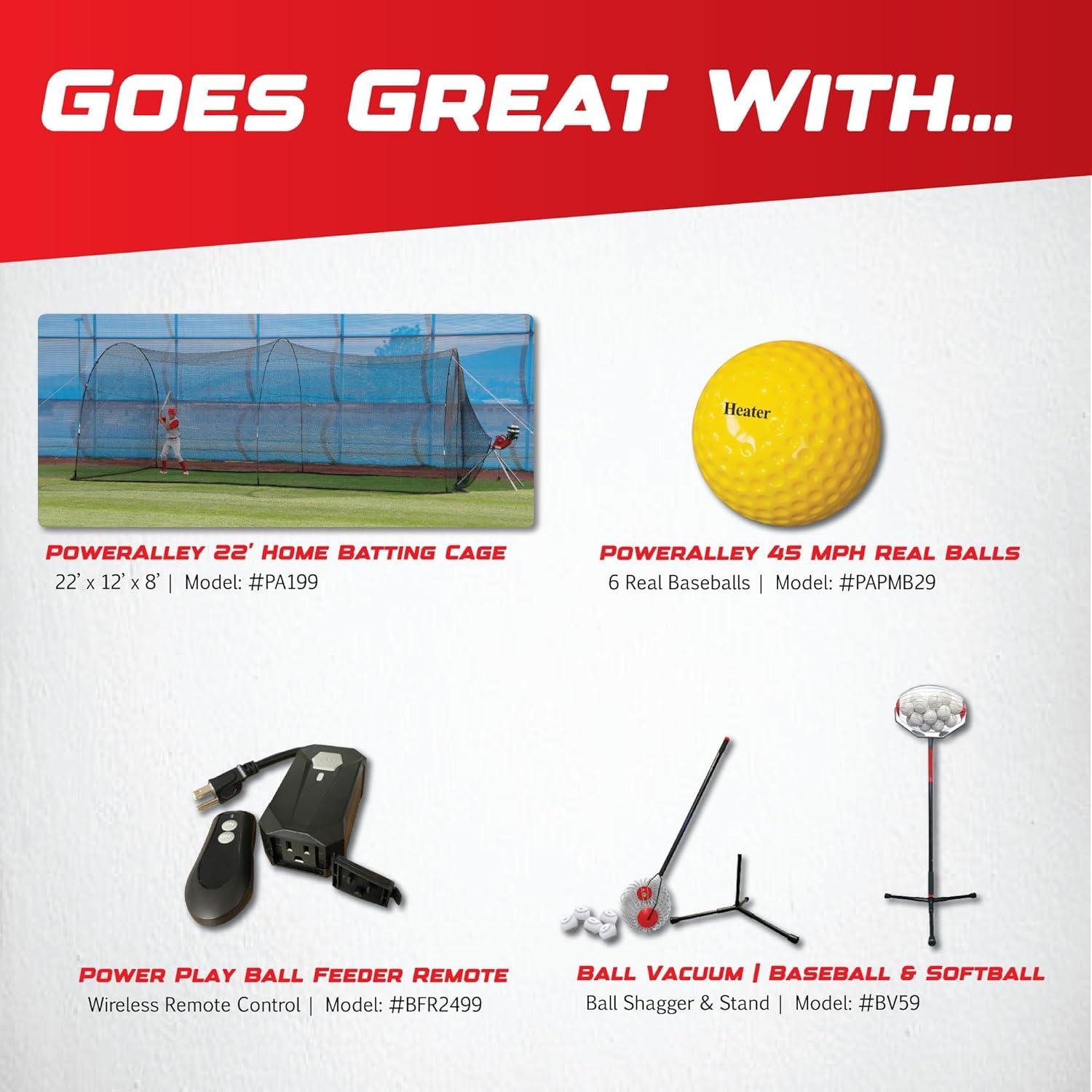 Máquina de Lanzamiento de Béisbol Heater HTR6000BB con Alimentador