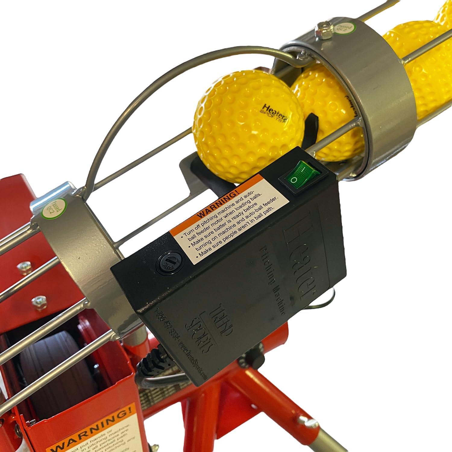 Máquina de Lanzamiento de Béisbol Heater HTR6000BB con Alimentador