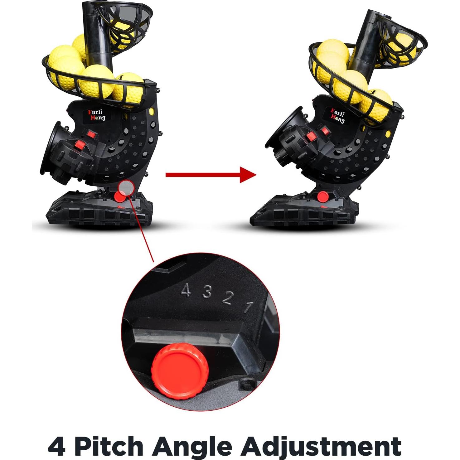 Máquina de Lanzamiento de Béisbol Furlihong 3801BH Ajustable