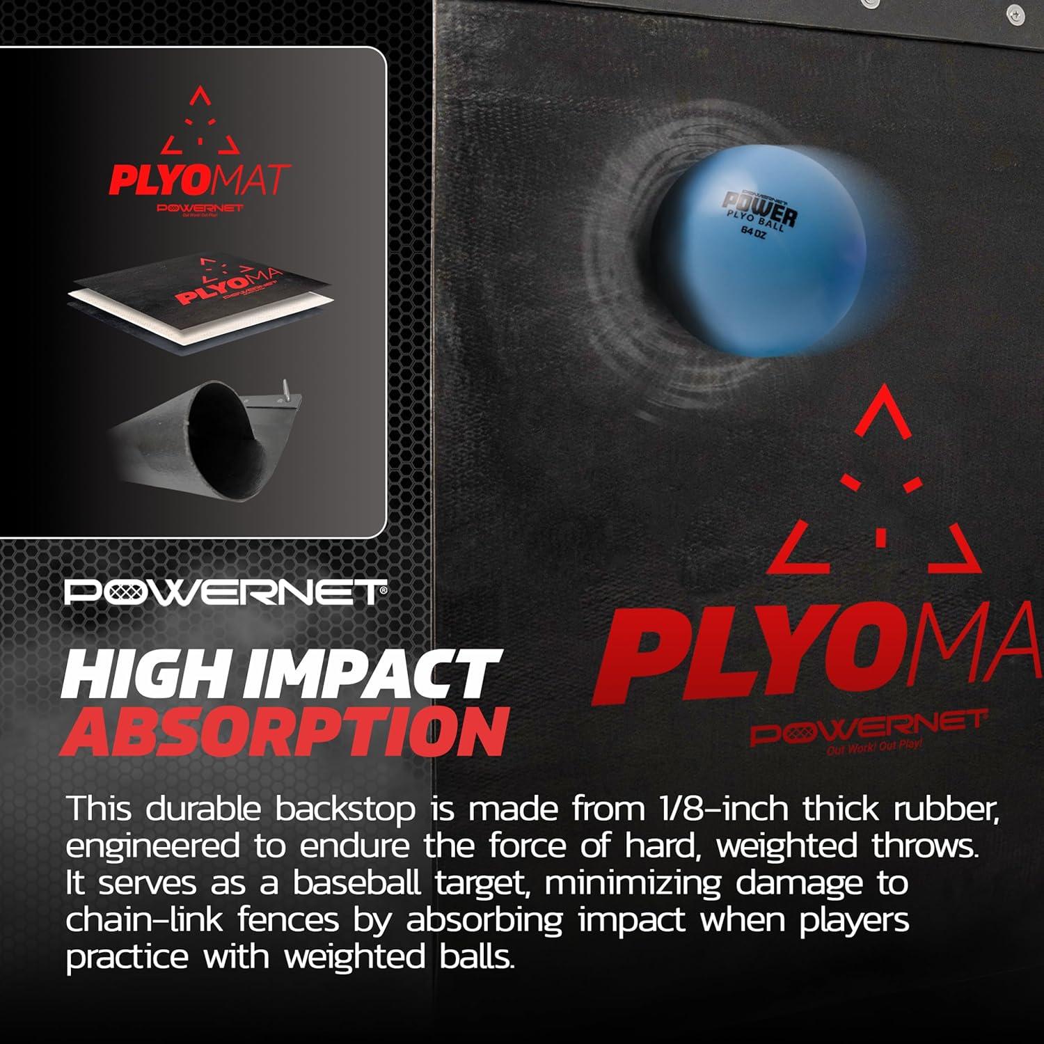 Equipo de Entrenamiento PowerNet Softbol y Béisbol - Alfombrilla Plyo