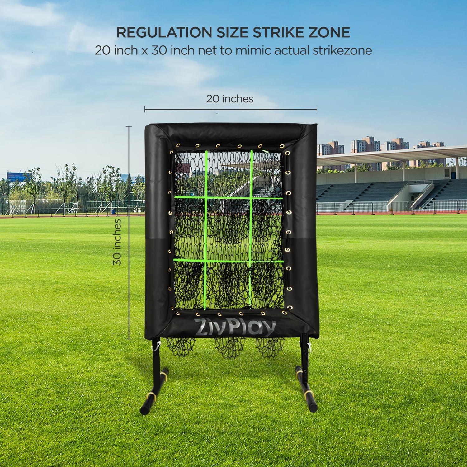 Red de Lanzamiento de Béisbol ZivPlay 50.8x76.2 cm 9 Huecos