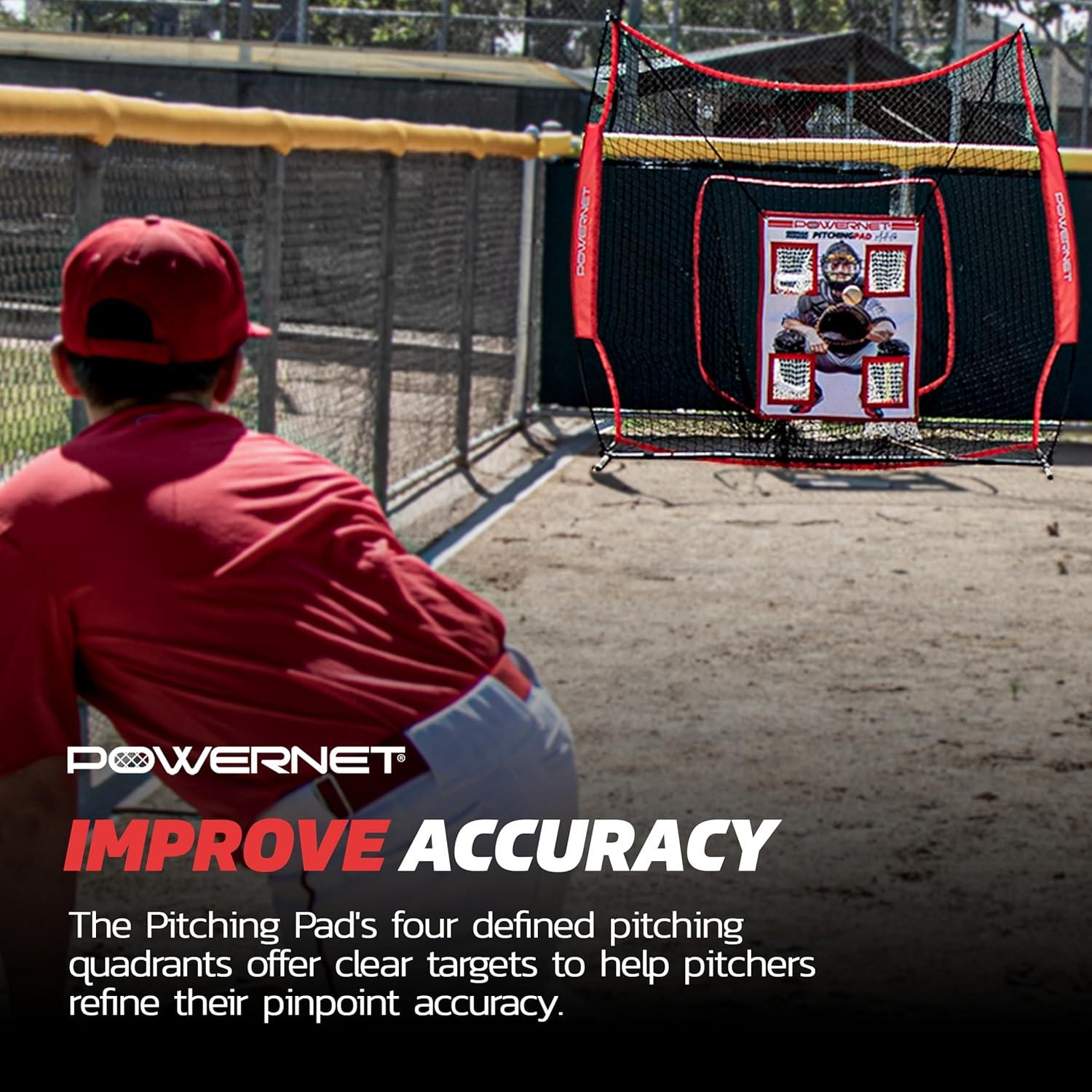 PowerNet Pitching Pad Entrenador Lanzamiento Softbol 2.13m