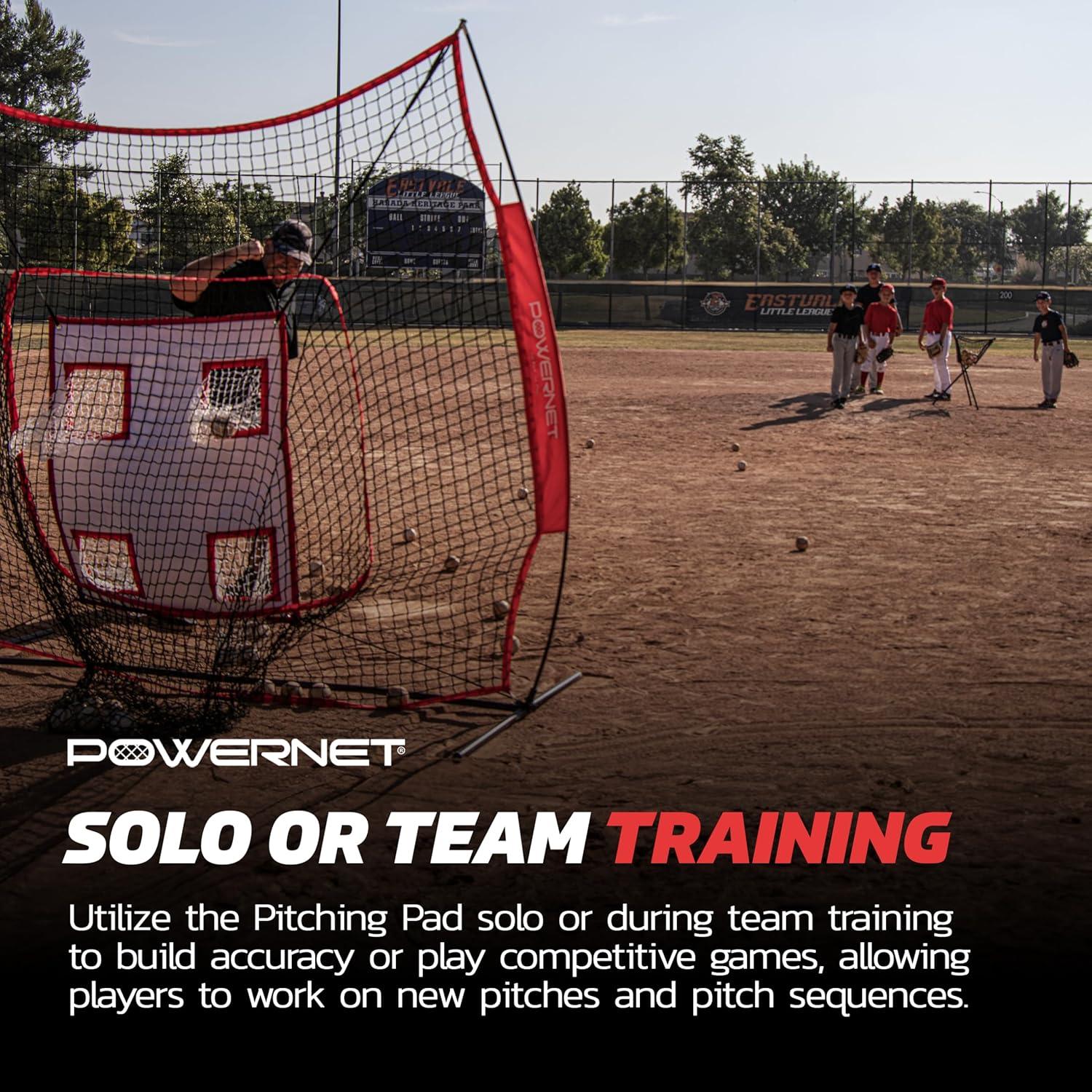 PowerNet Pitching Pad Entrenador Lanzamiento Softbol 2.13m