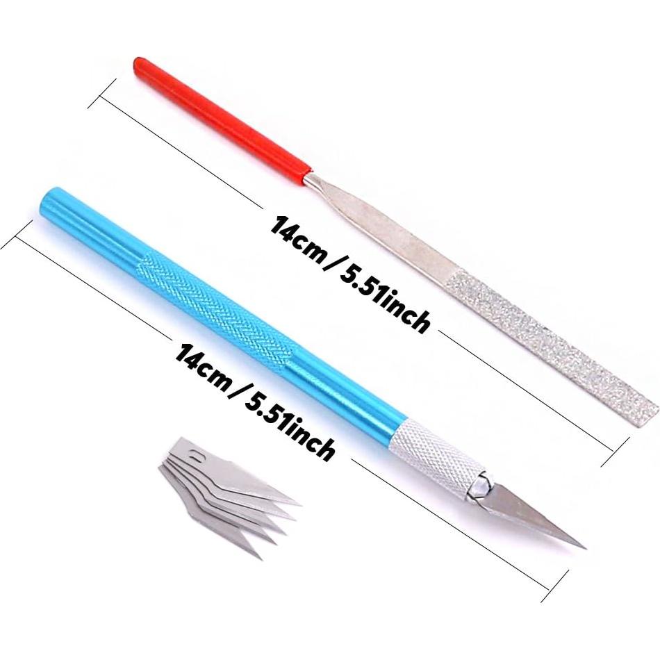 Kit de herramientas para modelismo Rustark 9 piezas