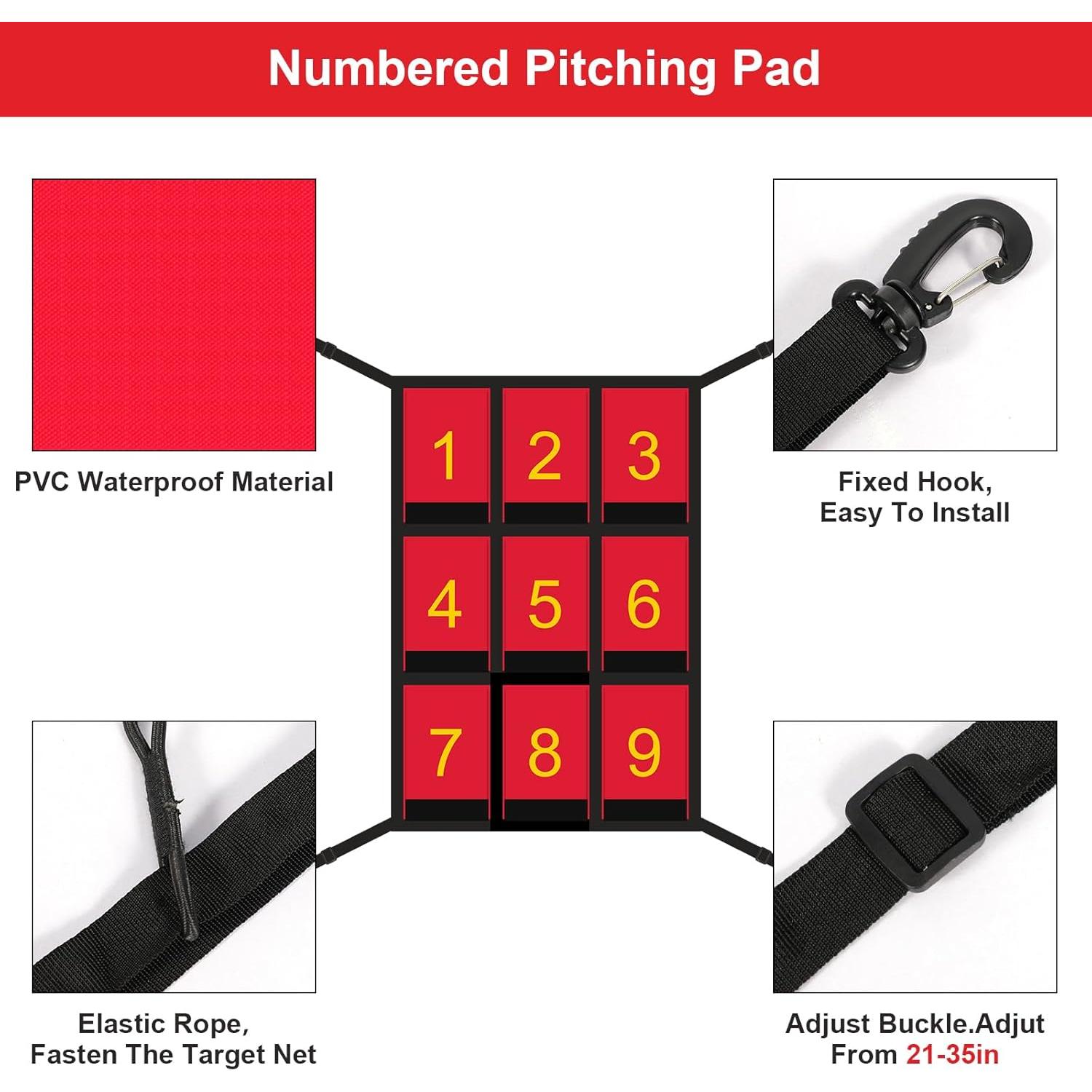 Red de Zona de Strike Impermeable Wiseek 48.3x68.6cm