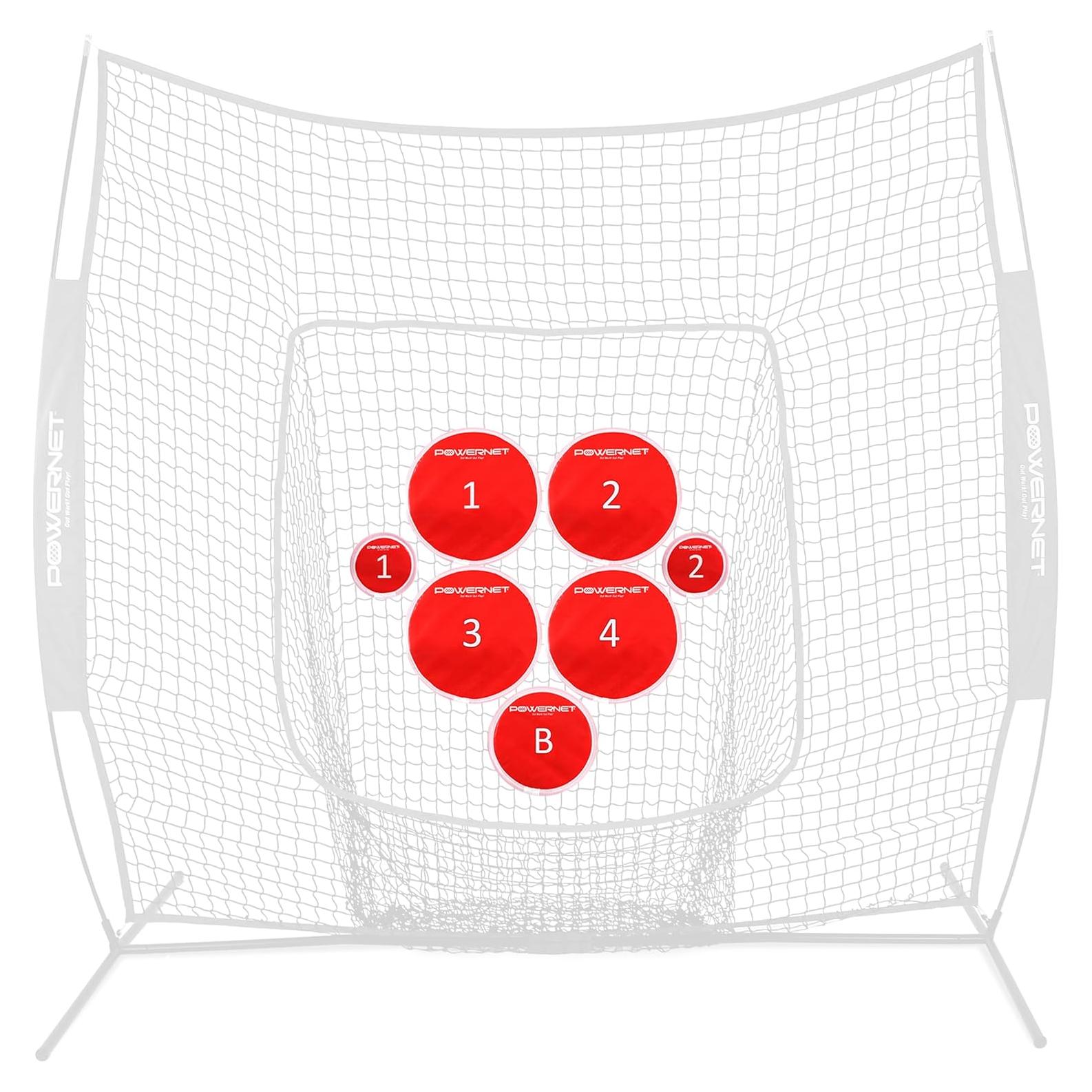 PowerNet Objetivos de Lanzamiento para Béisbol y Softbol - 12 Piezas