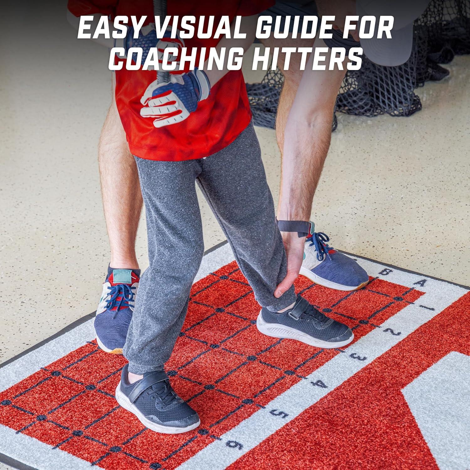 Alfombra de Bateo GoSports 1.83 x 1.22 m con Guía de Alineación