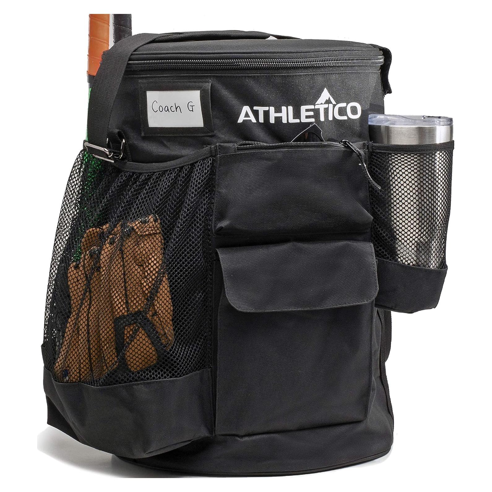 Organizador de Cubo de Béisbol Athletico 10 Bolsillos Acolchado