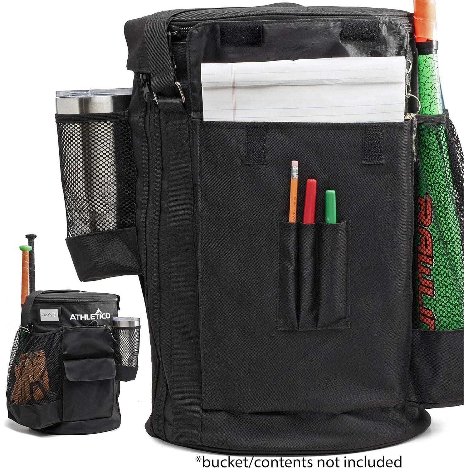 Organizador de Cubo de Béisbol Athletico 10 Bolsillos Acolchado