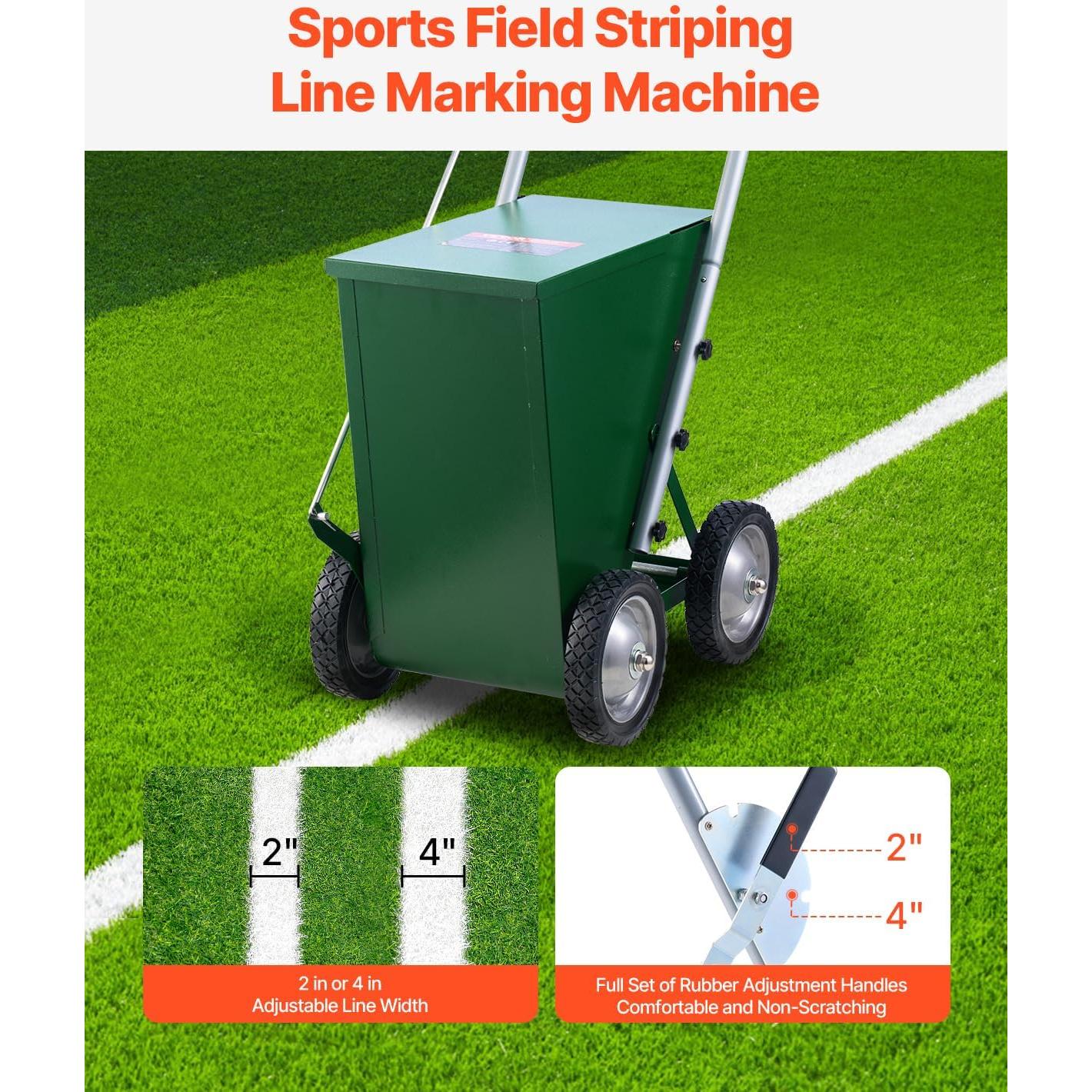 Marcador de Línea Seco VEVOR 22.68 kg Ajustable 5-10 cm Verde