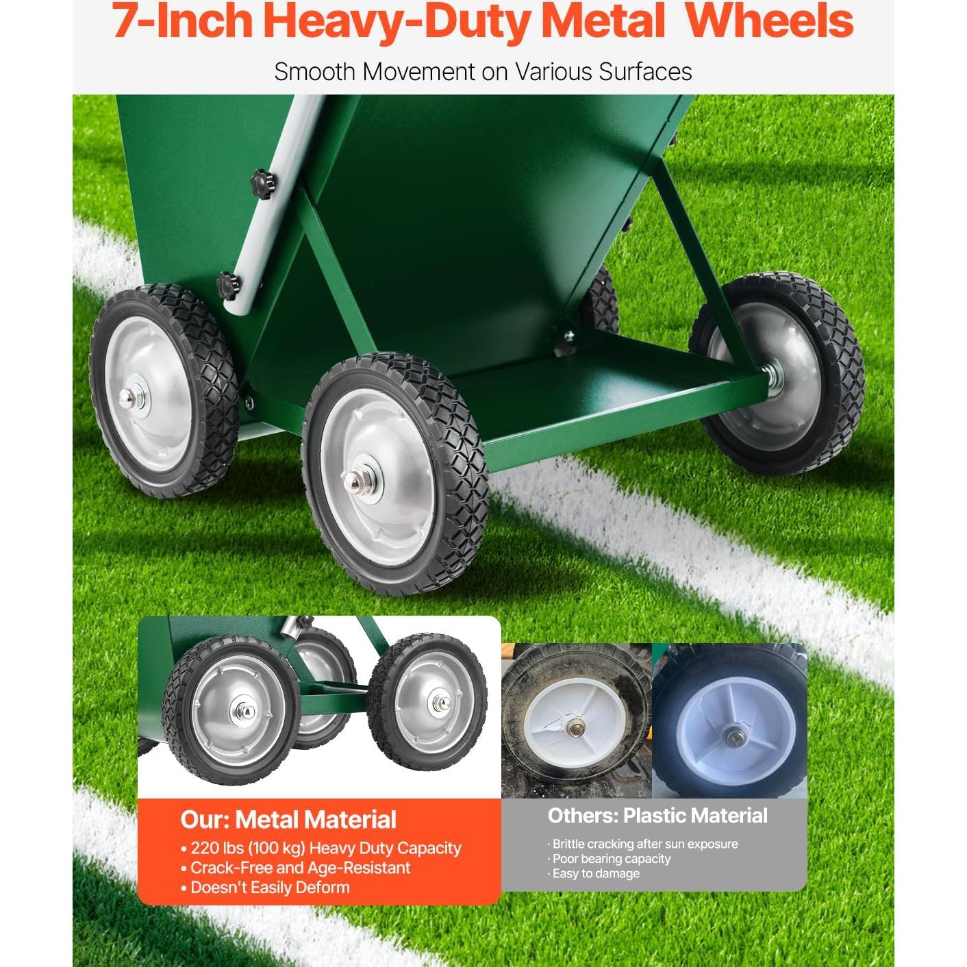 Marcador de Línea Seco VEVOR 22.68 kg Ajustable 5-10 cm Verde