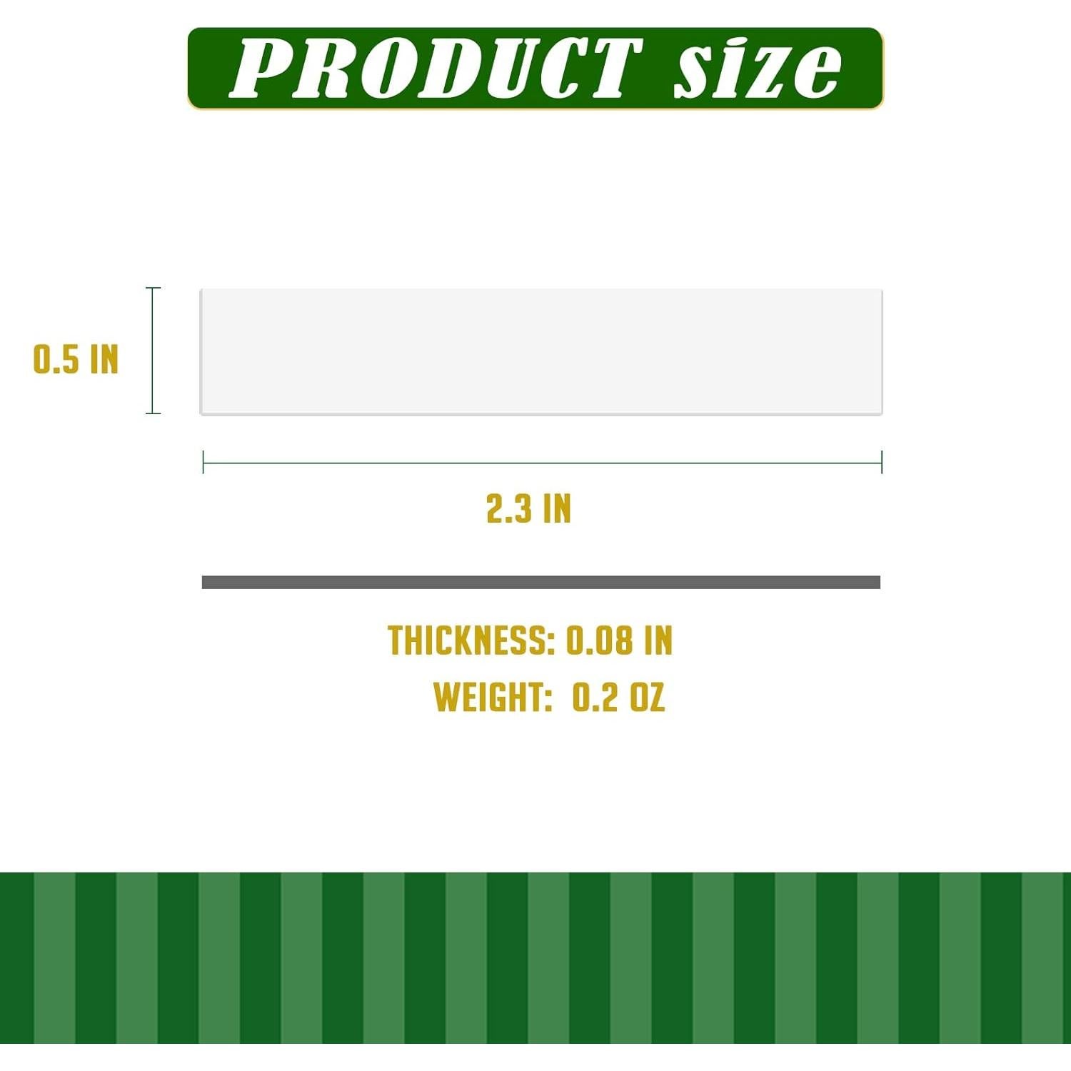 Imanes de Alineación de Béisbol LRJRIZZO 40 Piezas 1.27x5.84cm
