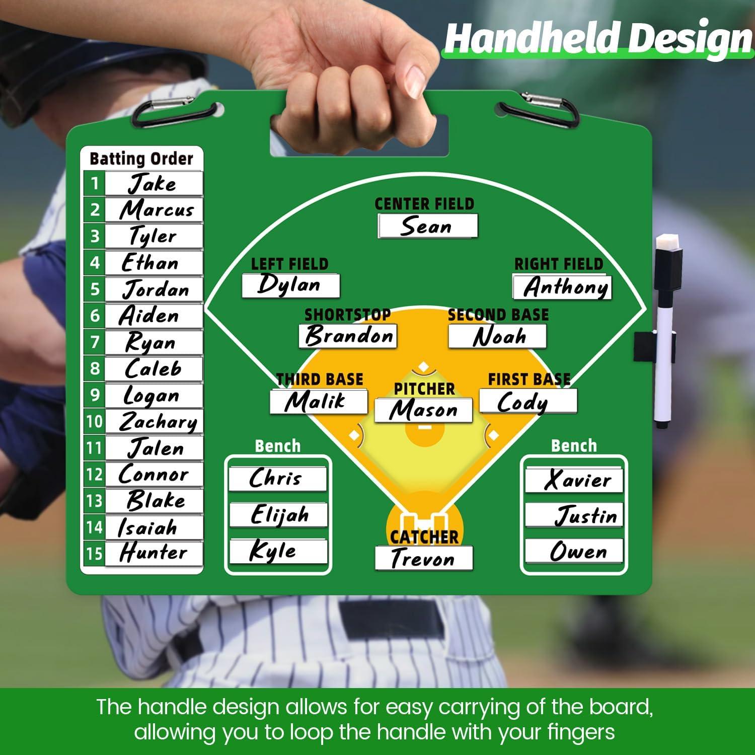 Tablero Magnético de Alineación de Béisbol NDQC - Verde