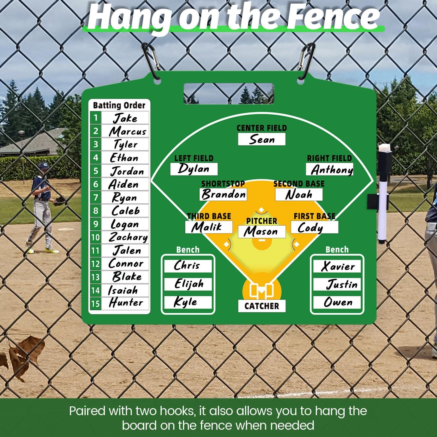 Tablero Magnético de Alineación de Béisbol NDQC - Verde