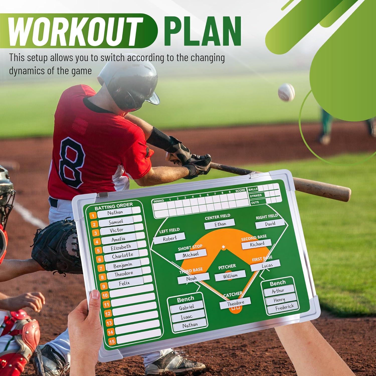 Tablero Magnético de Alineación de Béisbol ZPU 43x30.5cm