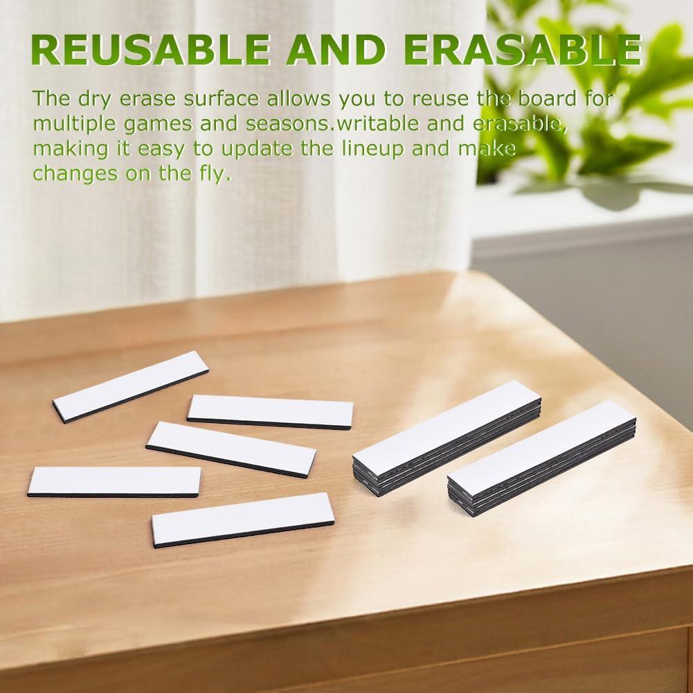 Imanes de Alineación de Béisbol Tookie 30 Pcs 5.97x1.27 cm